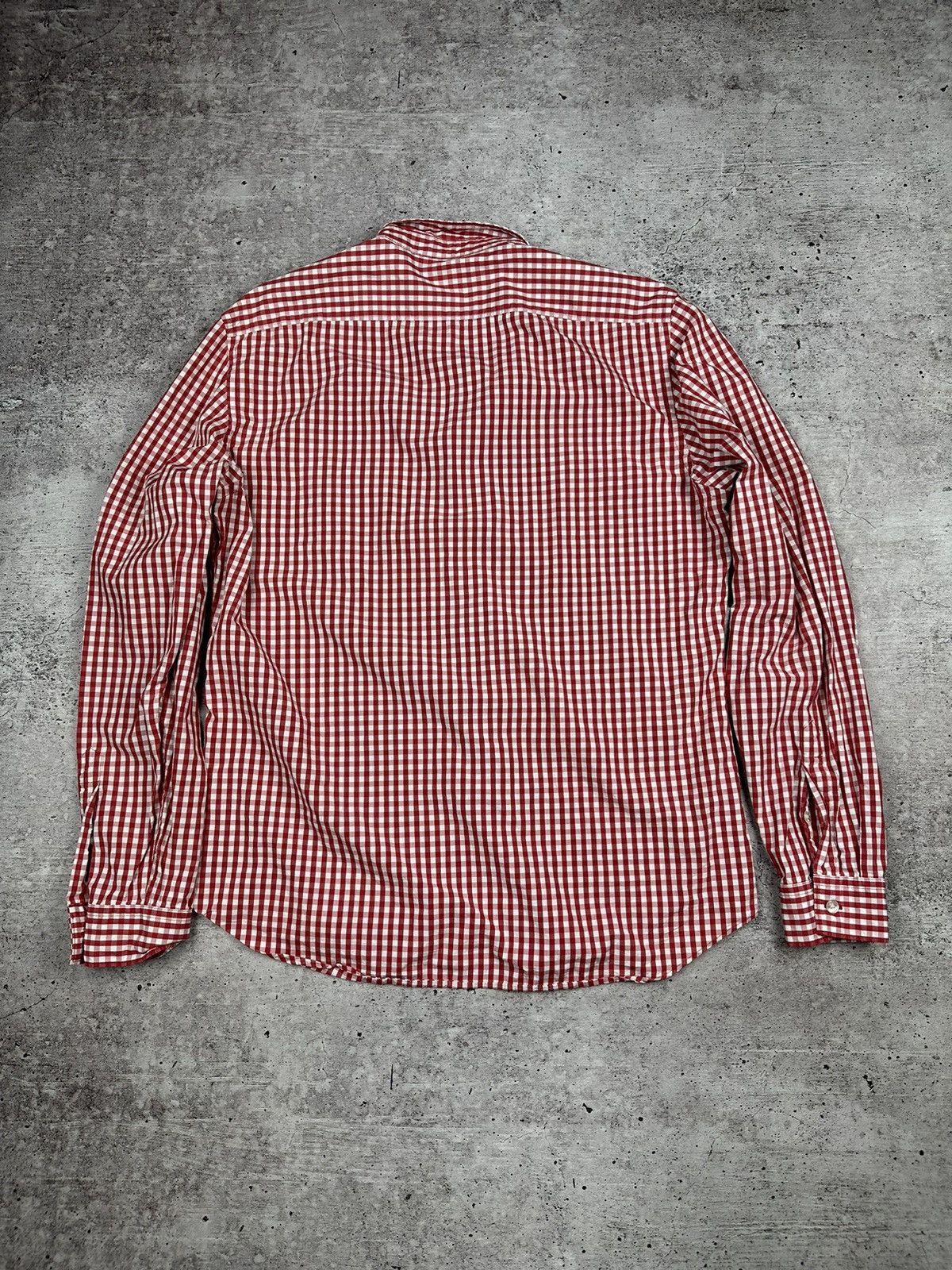 Burberry Burberry Brit Small Logo Check Patterned Button Up Shirt Size US XL / EU 56 / 4 - 14 Thumbnail