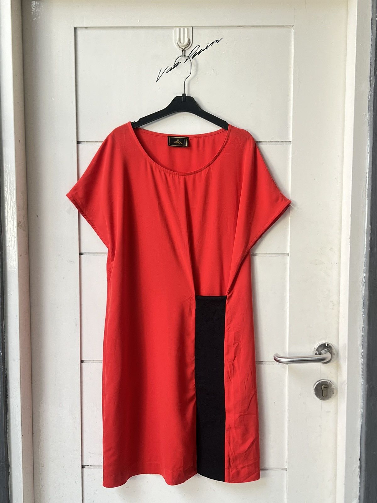 Fendi Fendi Red Midi Dress Size XS / US 0-2 / IT 36-38 - 1 Thumbnail