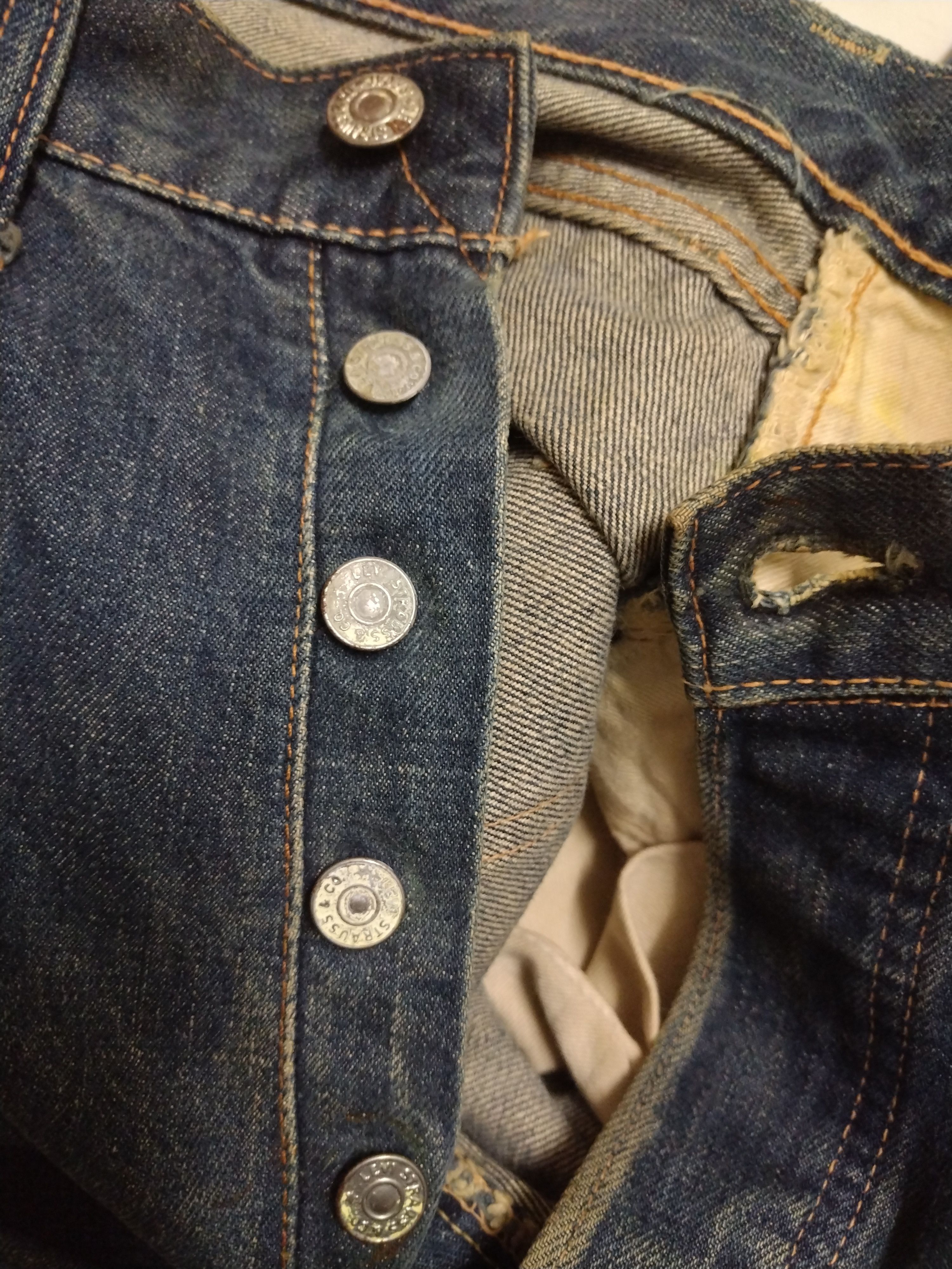 Levi's × Vintage 💥True Vtg 60's Levi’s top button 'W' Selvedge Rare🌟 Size US 32 / EU 48 - 14 Thumbnail