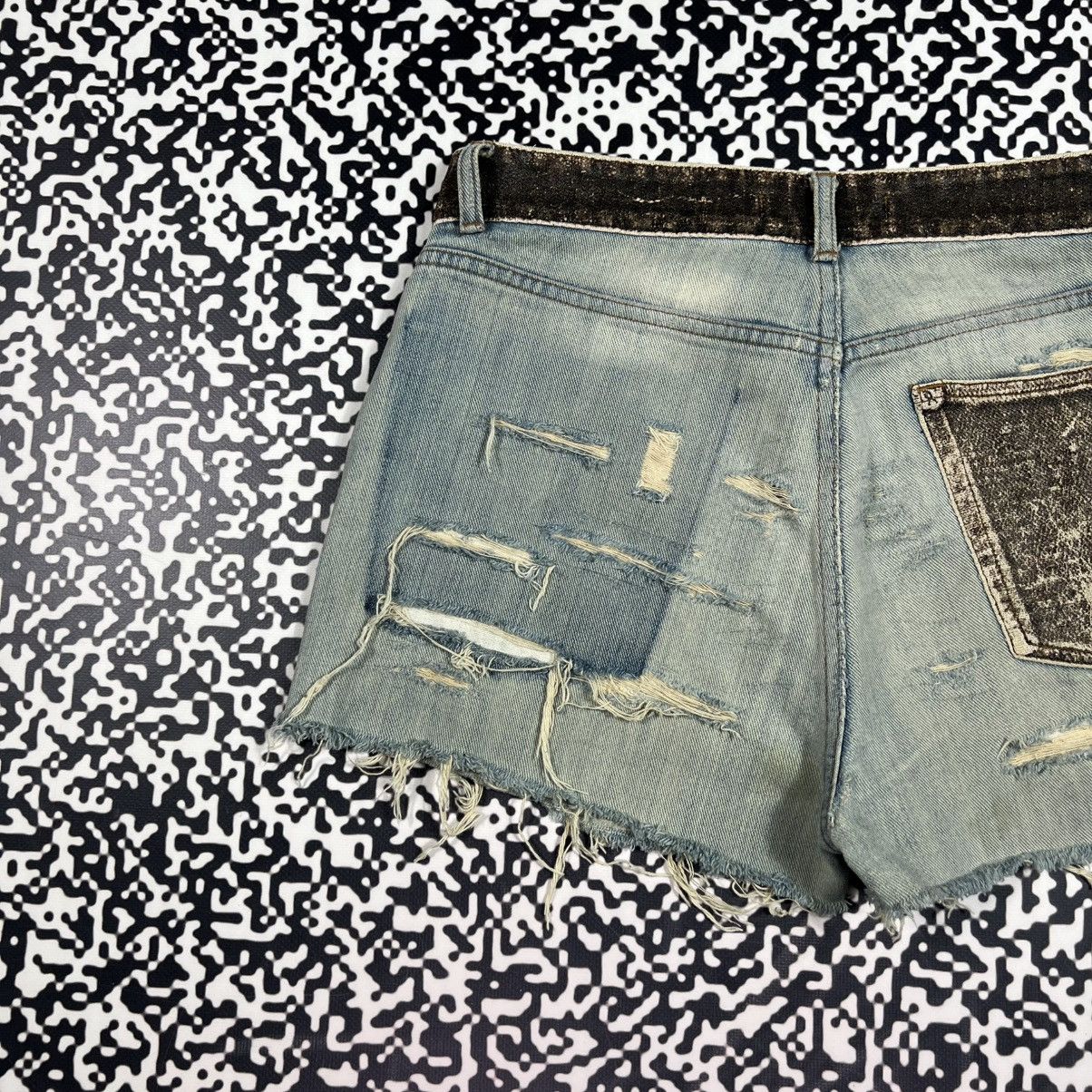 Japanese Brand Vintage Y2K Carte D’identine Japanese Distressed Shorts Size 30" / US 8 / IT 44 - 10 Thumbnail