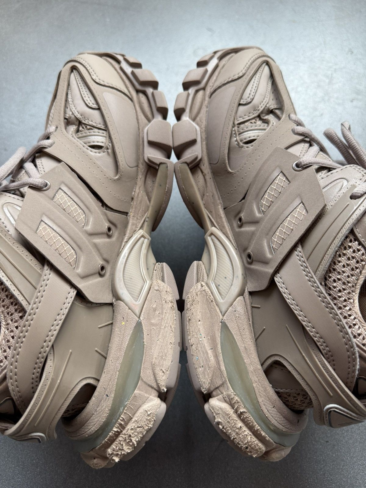 Balenciaga Balenciaga Track Sneaker Recycled Sole Beige Size 40 / 7W Size US 7 / IT 37 - 3 Thumbnail