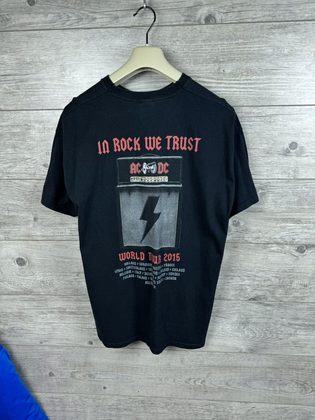 AC/DC × Vintage T-SHIRT AC / DC ROCK STYLE SIZE XL Size US XL / EU 56 / 4 - 1 Thumbnail