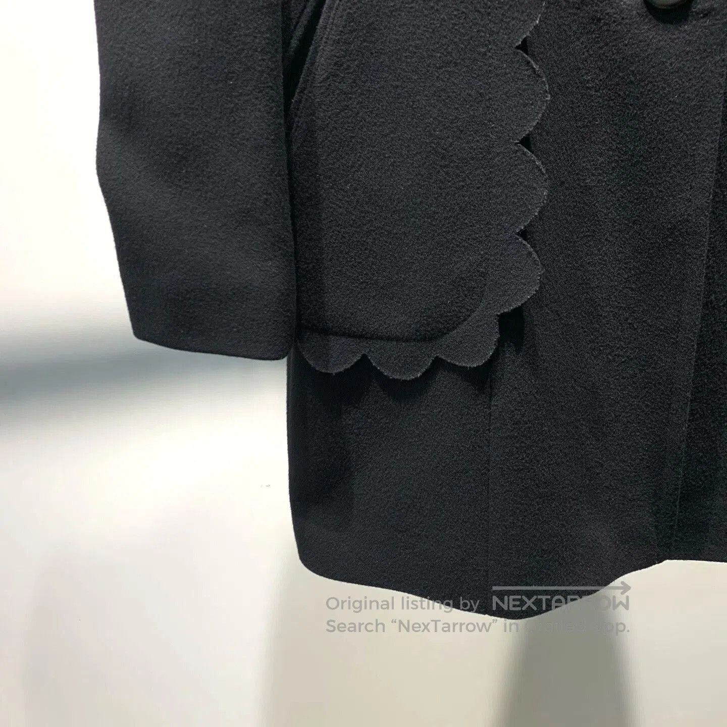 Valentino Valentino Heavy Black Wool Coat. Size US M / EU 48-50 / 2 - 7 Thumbnail