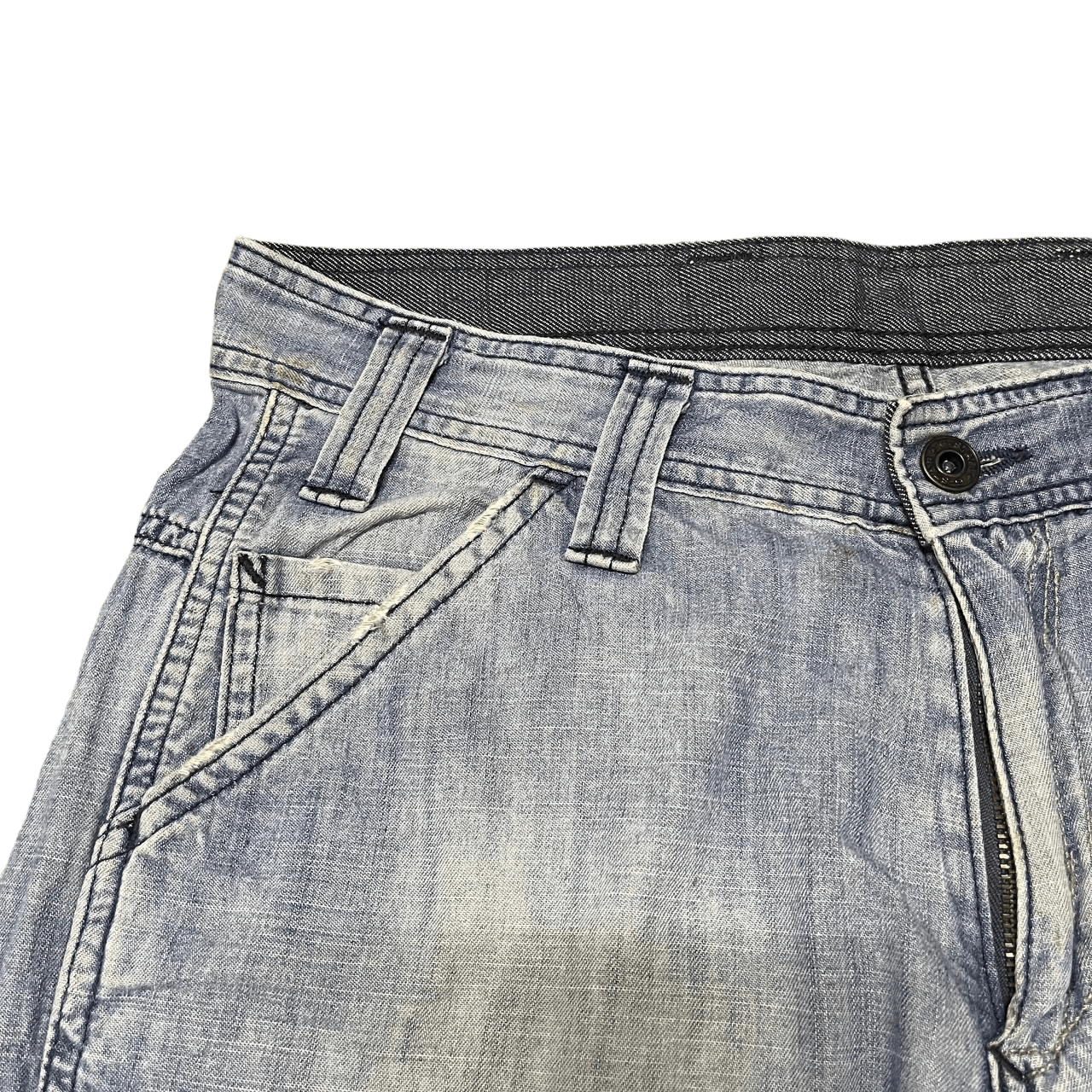 G-Star Vintage G Star Raw Flared Denim Pants Size US 31 - 4 Thumbnail