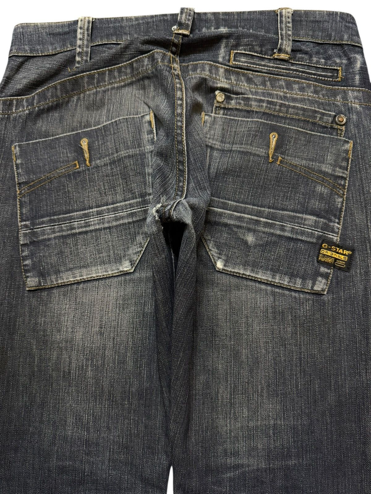 G-Star Vintage 90s G-Star Faded Wash Avant Garde Tactical Straight Size US 31 - 4 Thumbnail