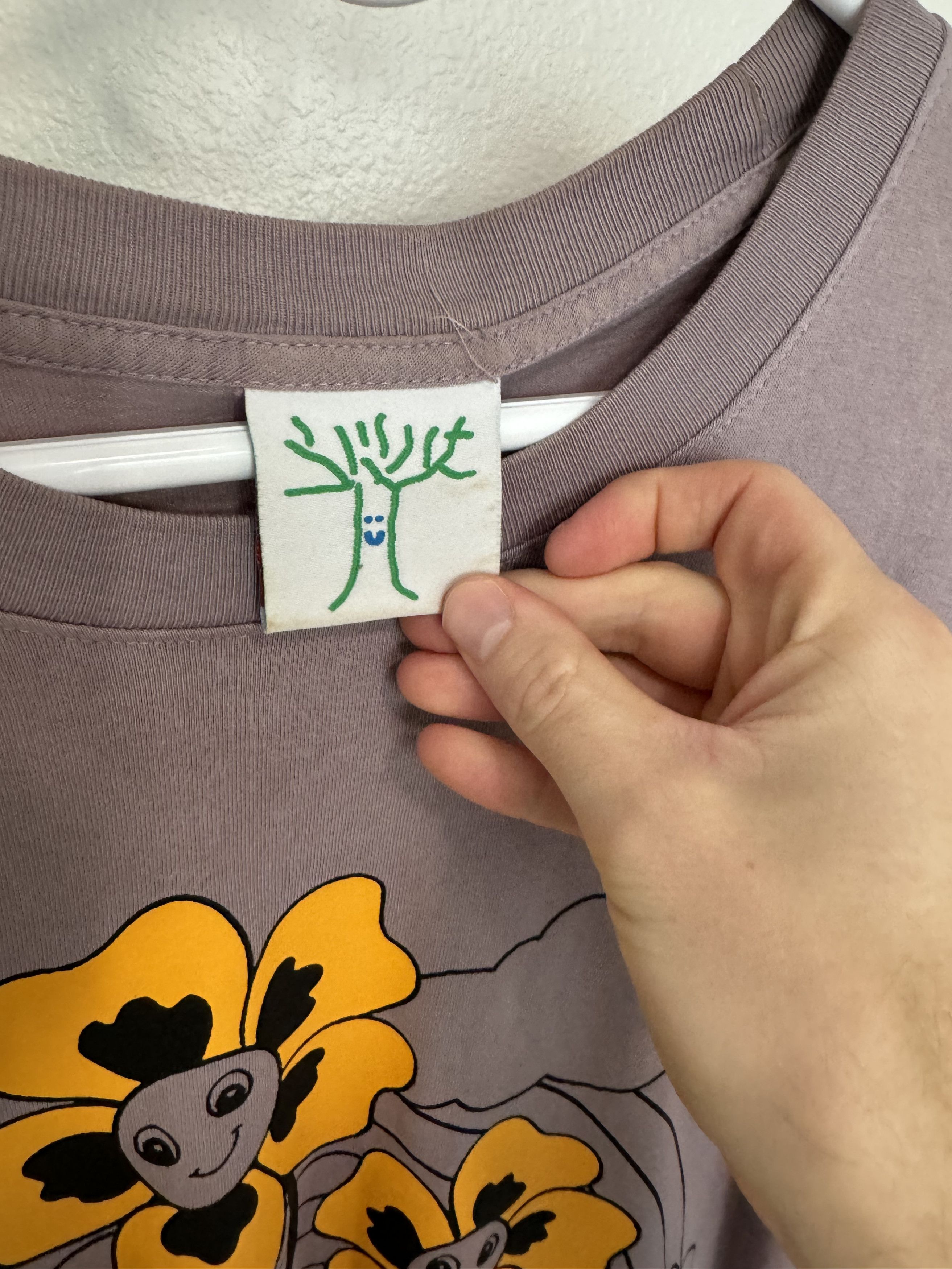 Online Ceramics Online Ceramics Just Bloom - Purple Tee 2016 Rare Size US XL / EU 56 / 4 - 6 Thumbnail