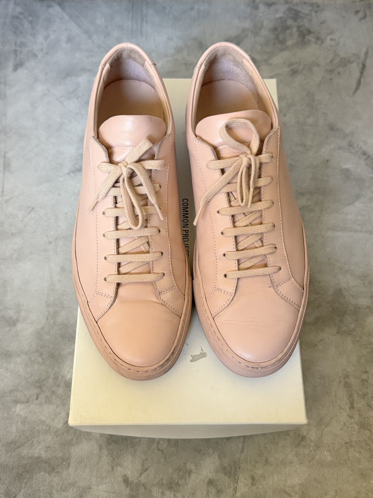 Common Projects Common Projects Pink Original Achilles Low Sneakers US8 Size US 8 / EU 41 - 2 Thumbnail