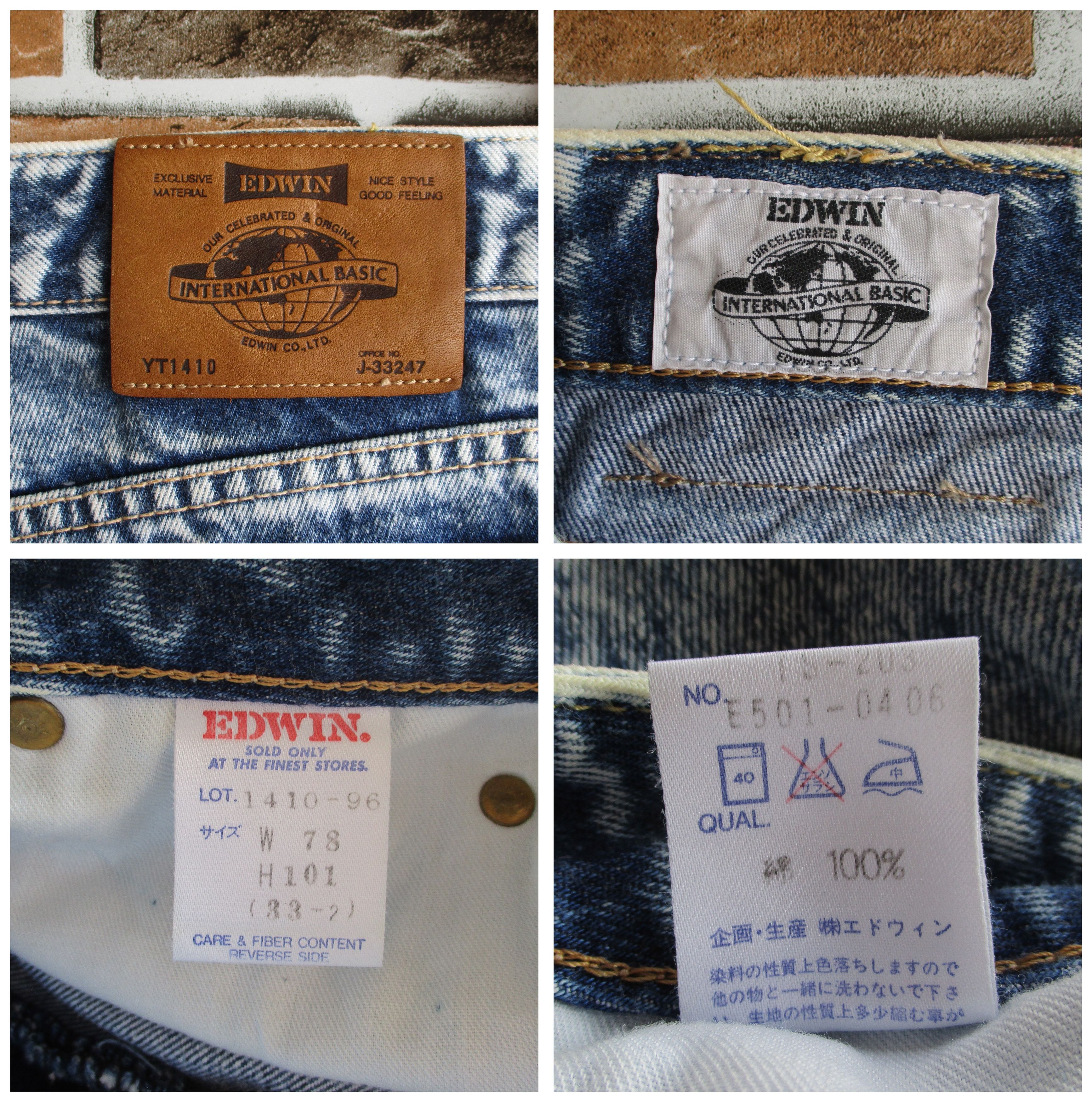 Edwin × Vintage E501 Acid Wash Slim Tapered W30 L30.5 Size US 30 / EU 46 - 9 Thumbnail