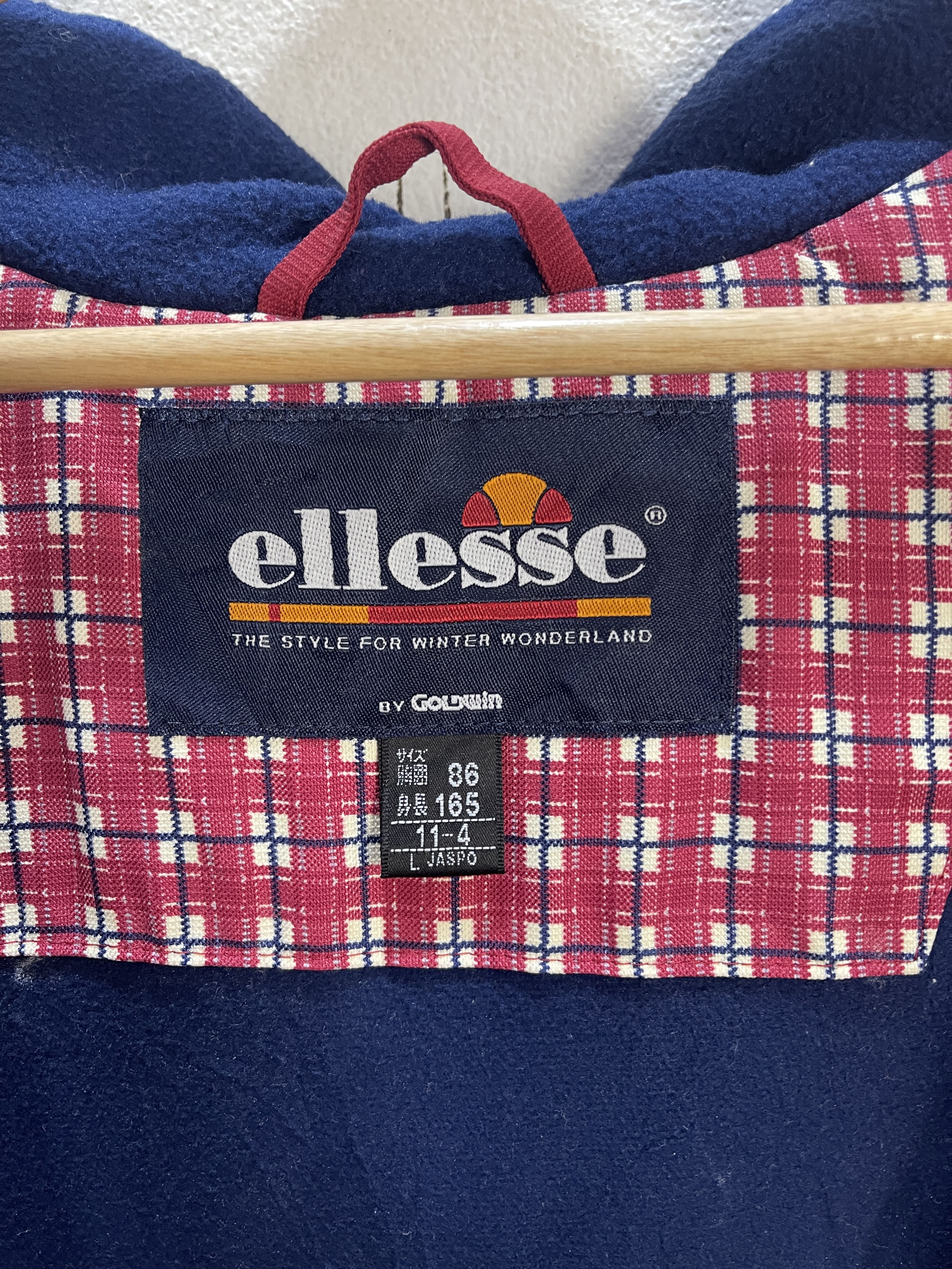 Ellesse Vintage Ellesse Perugia Sportiva Hoodies Jacket Size US L / EU 52-54 / 3 - 11 Thumbnail