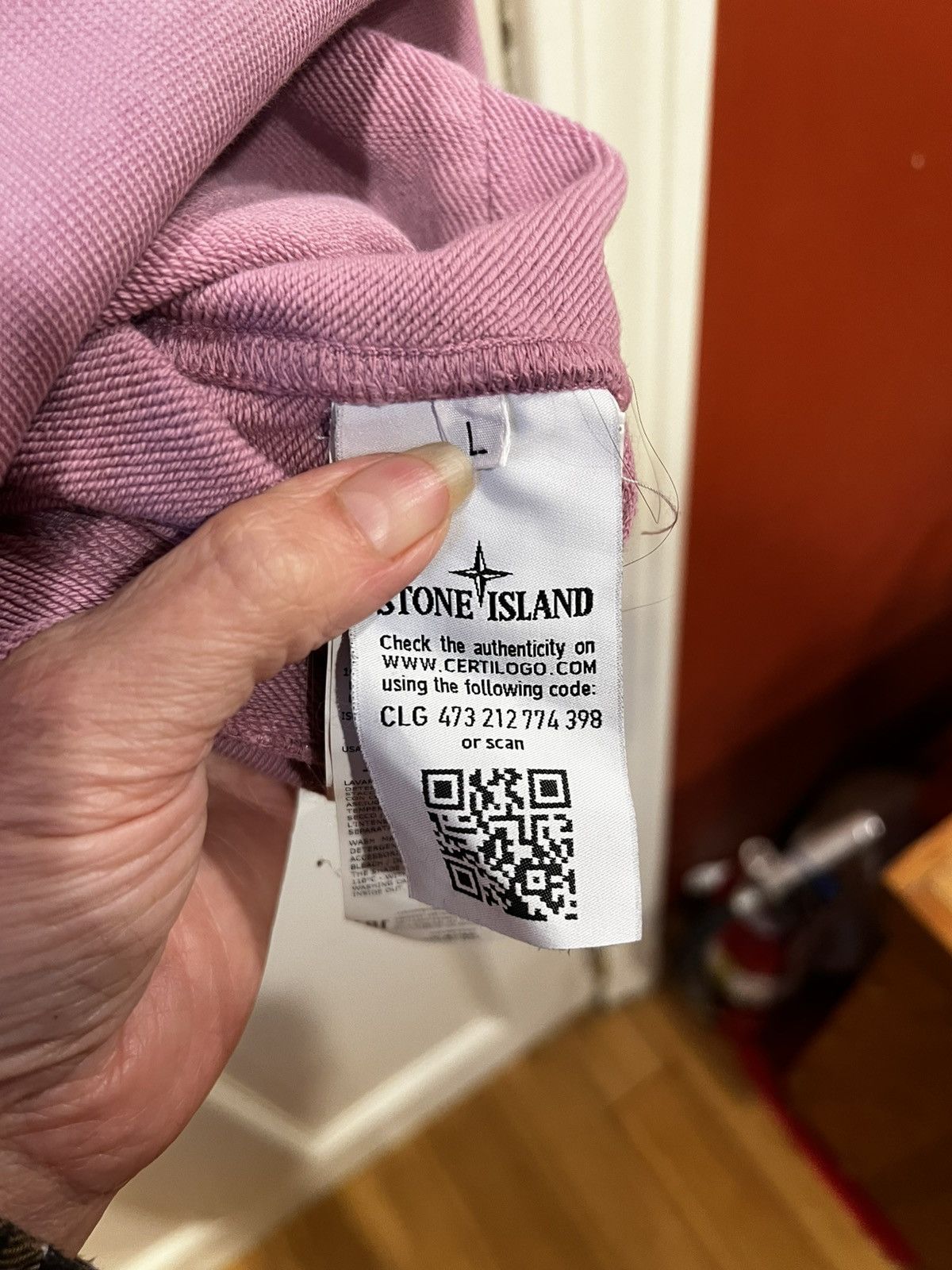 Stone Island Lavender Hoodie