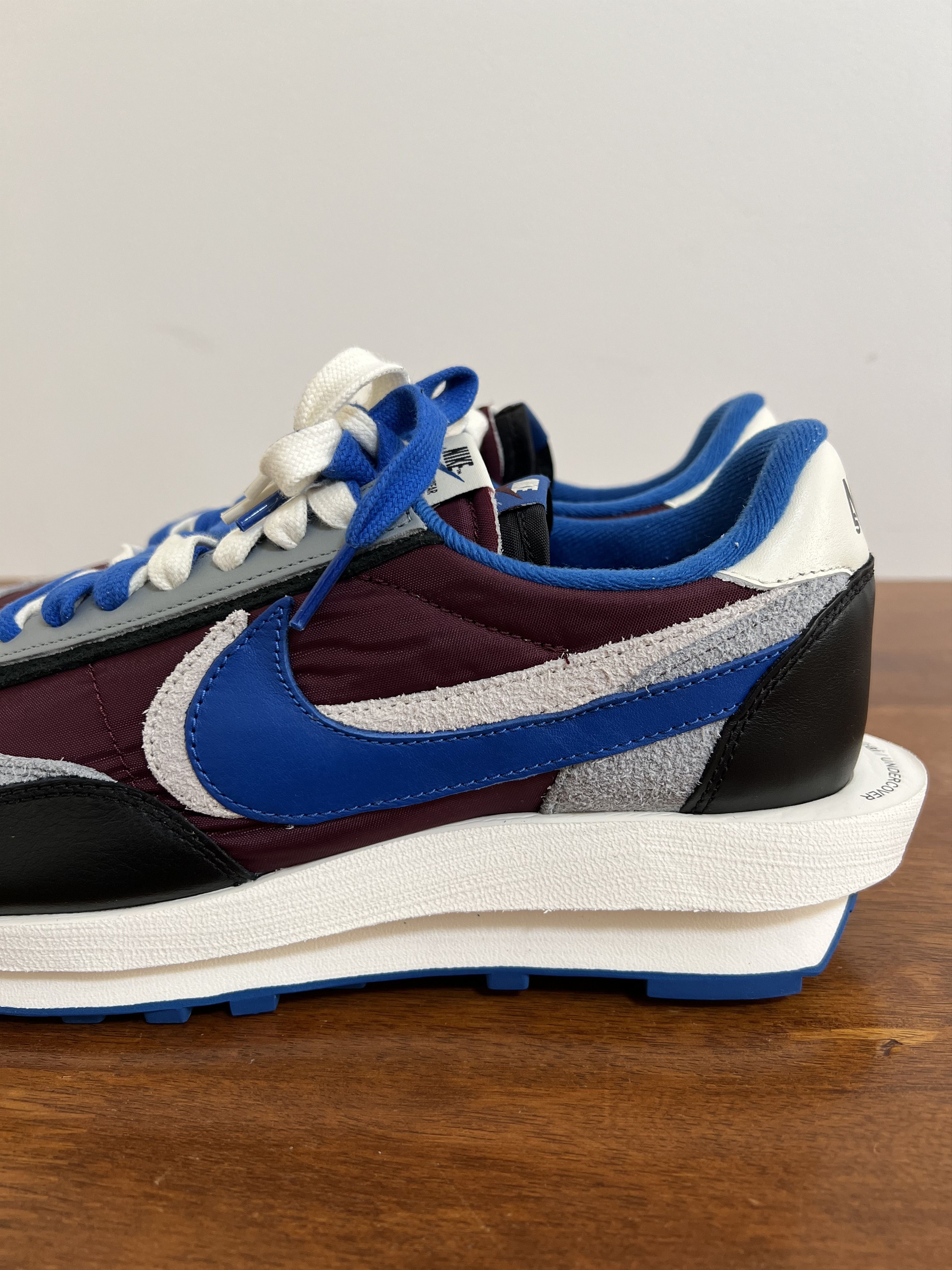 Nike × Sacai × Undercover 💚 2021 Sacai x Undercover x Nike LD Waffle Team Royal NEW Size US 11 / EU 44 - 4 Thumbnail