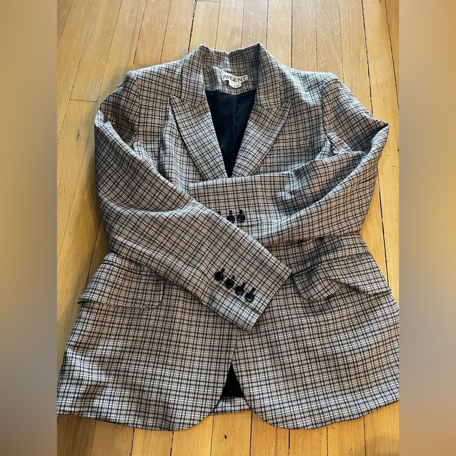 Other ARGENT checkered blazer size 12 Size XL / US 12-14 / IT 48-50 - 3 Thumbnail