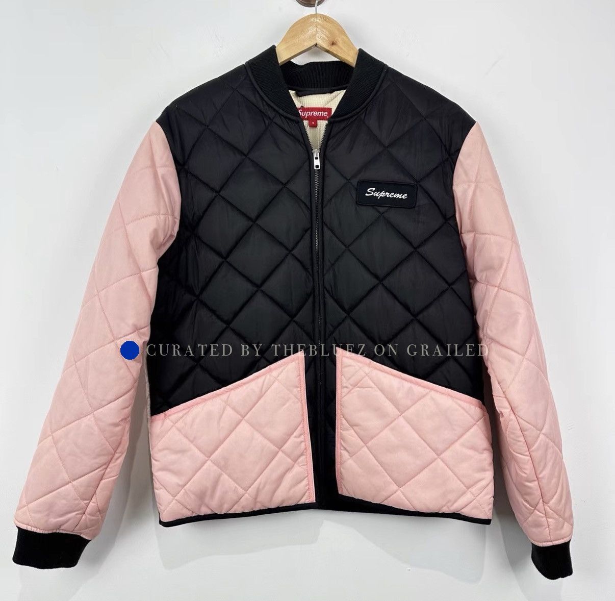 Supreme Black and Pink Spliced Padded Jacket Size US S / EU 44-46 / 1 - 1 Preview