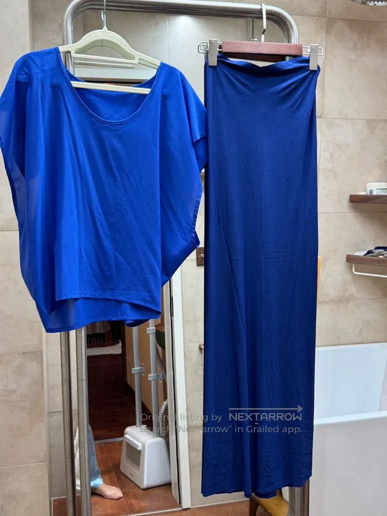Issey Miyake Issey Miyake Blue Short Sleeve T-shirt Size S / US 4 / IT 40 - 1 Thumbnail
