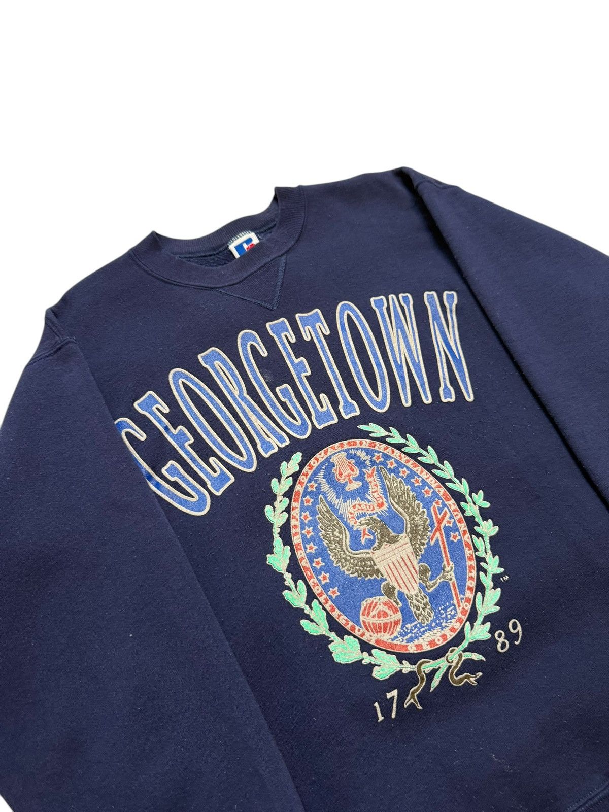 Russell Athletic Vintage 90’s Georgetown University sweatshirt Size US L / EU 52-54 / 3 - 2 Thumbnail