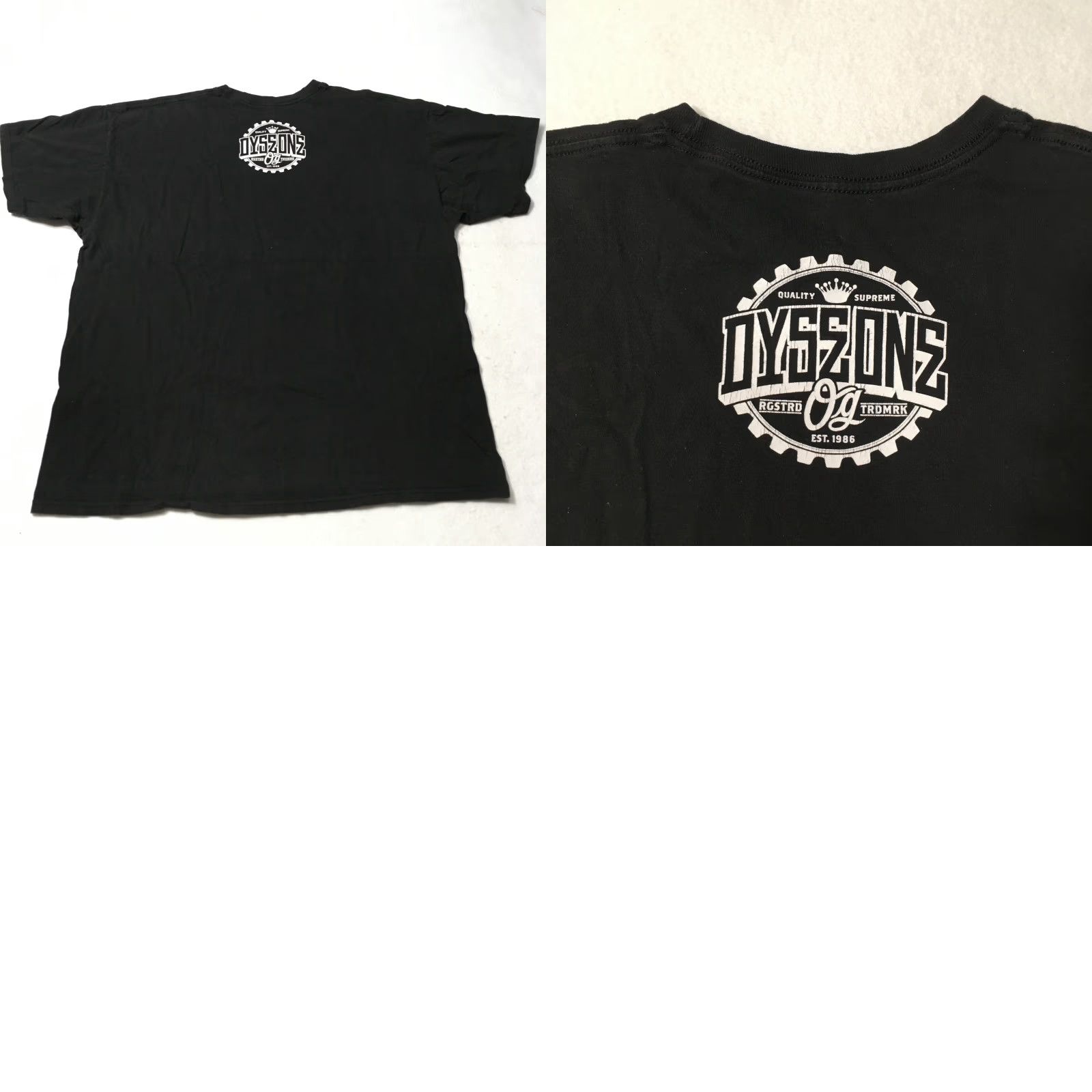 Etro DYse One T-Shirt Barrio Lowrider Skeleton Vintage Dyse One Barrio T-Shirt Retro Men's 2XL Black Cotton Crew Neck Short Sleeve Shirt Mens Size US XXL / EU 58 / 5 - 8 Thumbnail