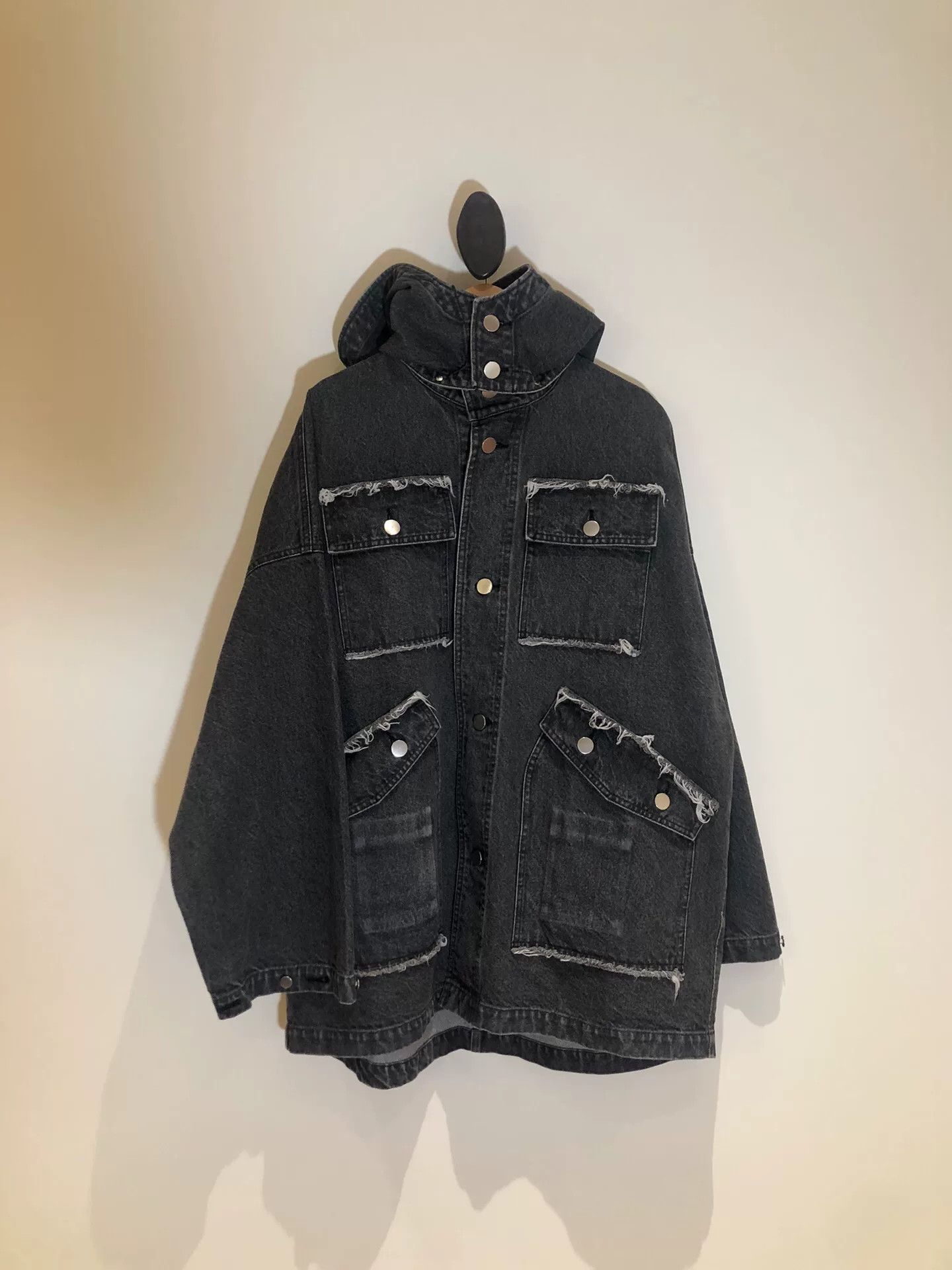 Other ISSUETHINGS Type45 Washed Black Denim Jacket Size US M / EU 48-50 / 2 - 1 Thumbnail