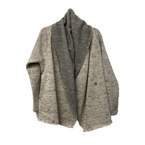 Lucky Brand Lucky Brand Oatmeal Shawl Cardigan Size S / US 4 / IT 40 - 4 Thumbnail