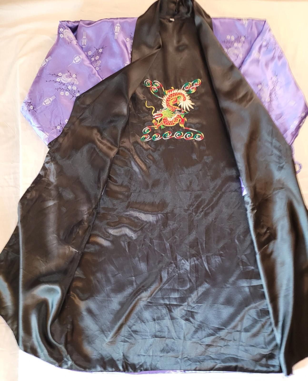The Unbranded Brand unisex XL asian inspired reversible robe Size ONE SIZE - 5 Thumbnail