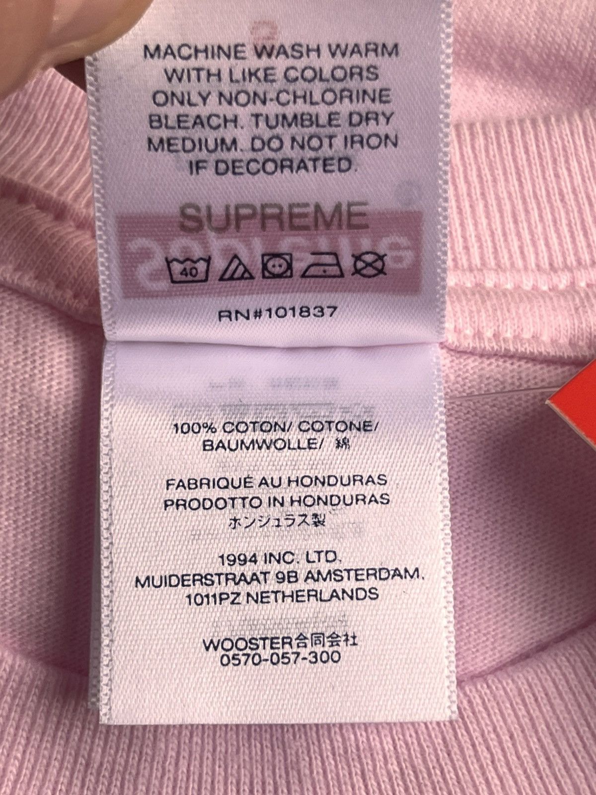 Supreme S - Supreme Naughty Tee Pink santa tshirt Dwarfs holiday Size US S / EU 44-46 / 1 - 16 Thumbnail