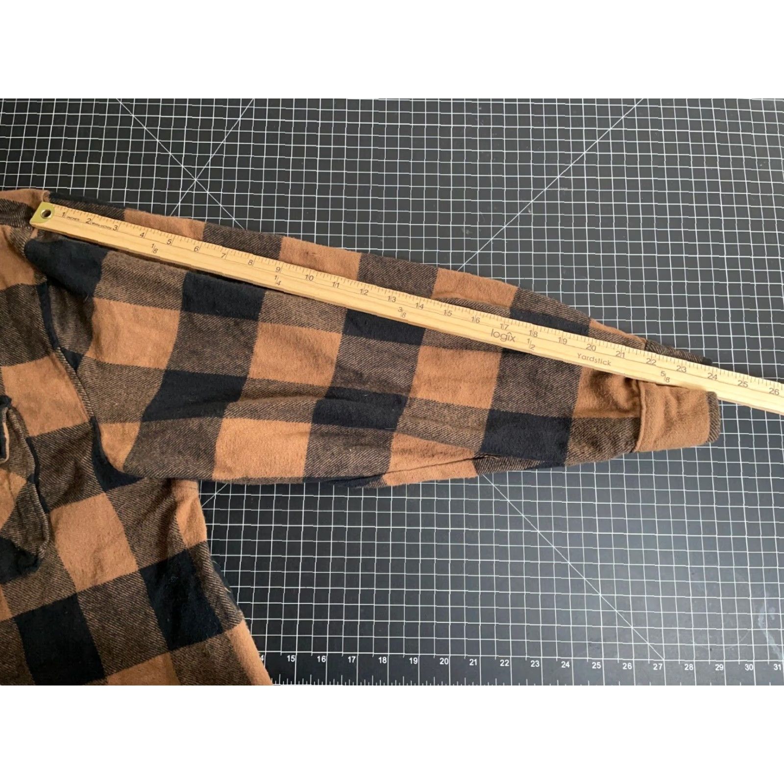 Rothco VINTAGE Rothco Men's Flannel Shirt 4XL Long Sleeve Button-Up Casual Workwear Brown Plaid Winter Size US XXL / EU 58 / 5 - 7 Thumbnail