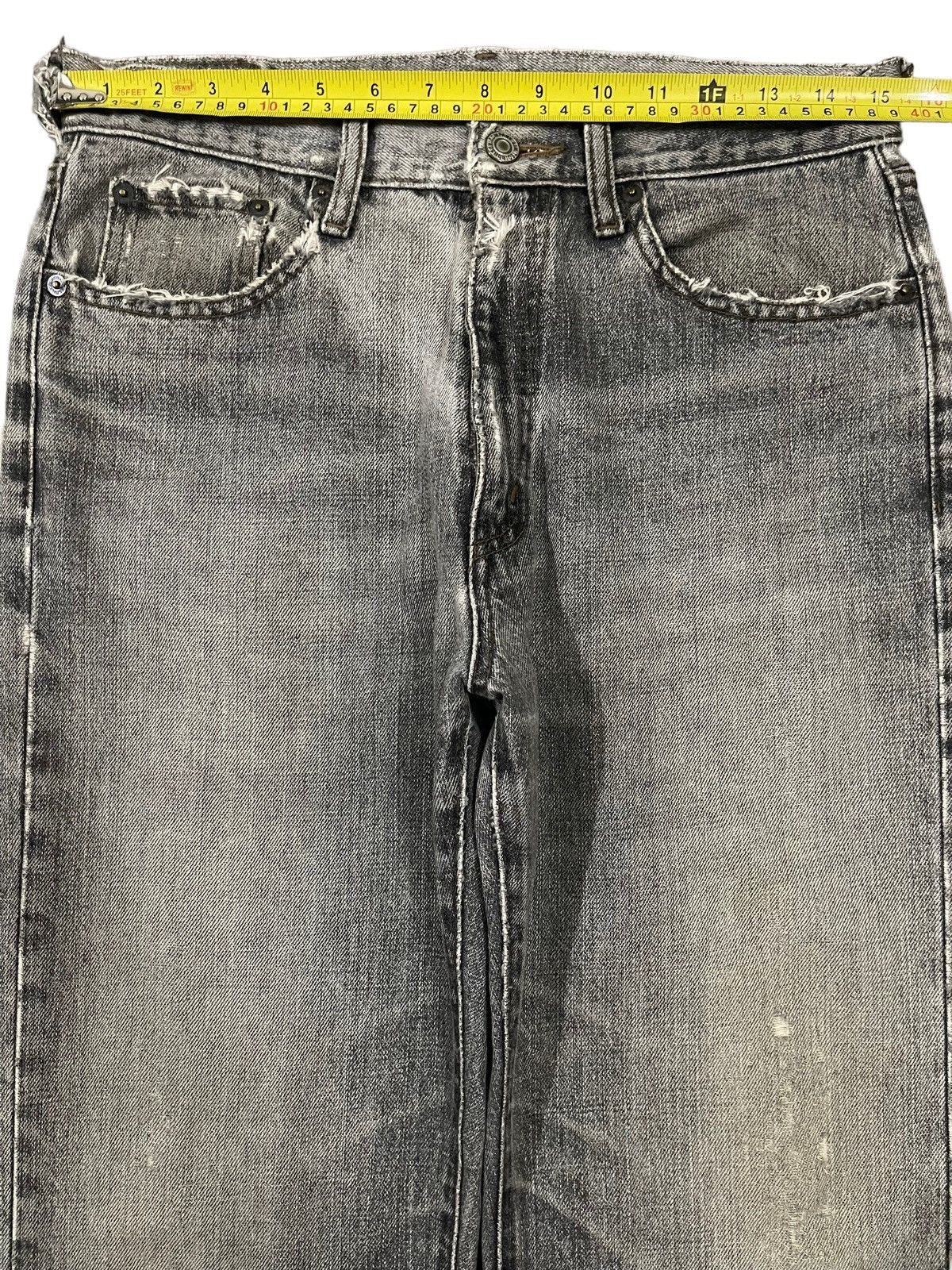 JNCO Vintage Japanese Brand Faded Wash Style Loose Jeans Size US 30 / EU 46 - 11 Thumbnail
