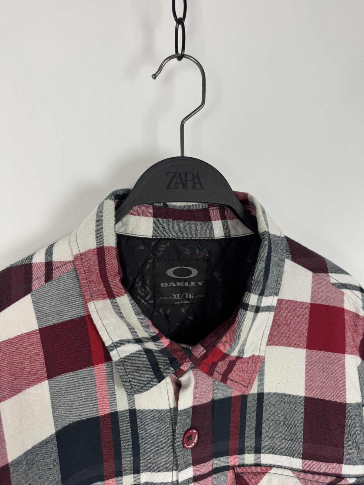 Oakley Oakley Quilted Flannel Overshirt Jacket Size US XL / EU 56 / 4 - 5 Thumbnail