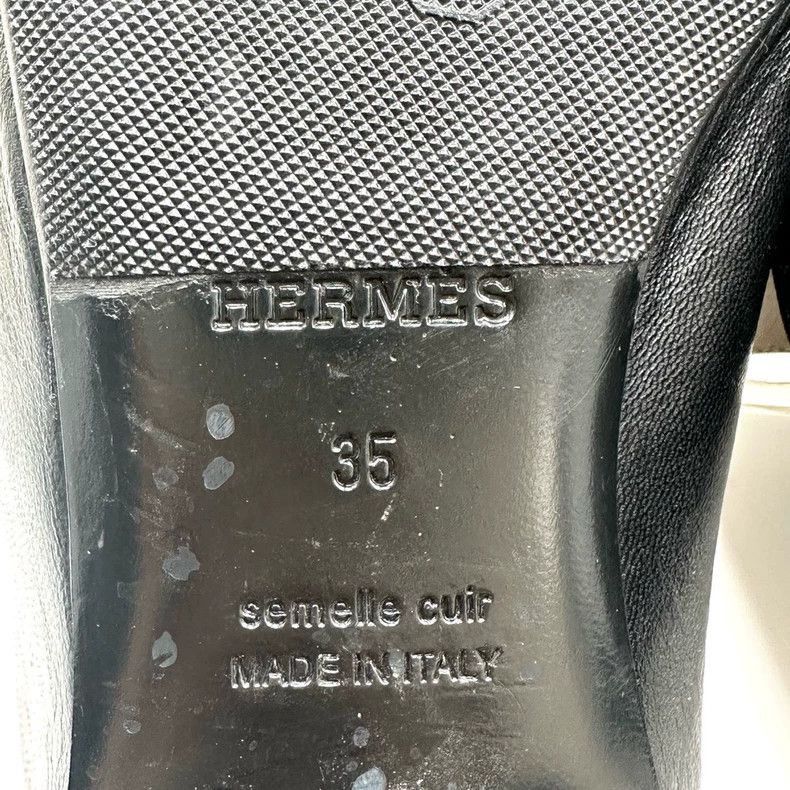 Hermes Hermes Black Tassel SlipOn Loafers-2506 Size US 5 / IT 35 - 8 Thumbnail