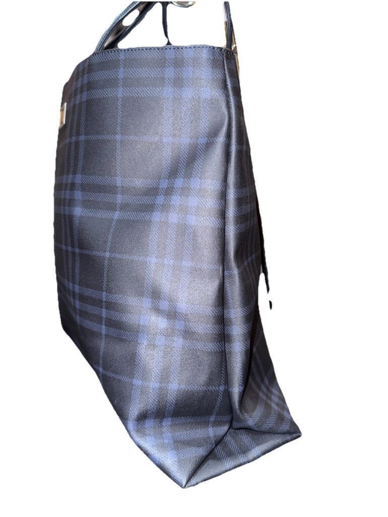 Burberry Burberry London Navy, Charcoal Nova Check Tote Size ONE SIZE - 4 Thumbnail
