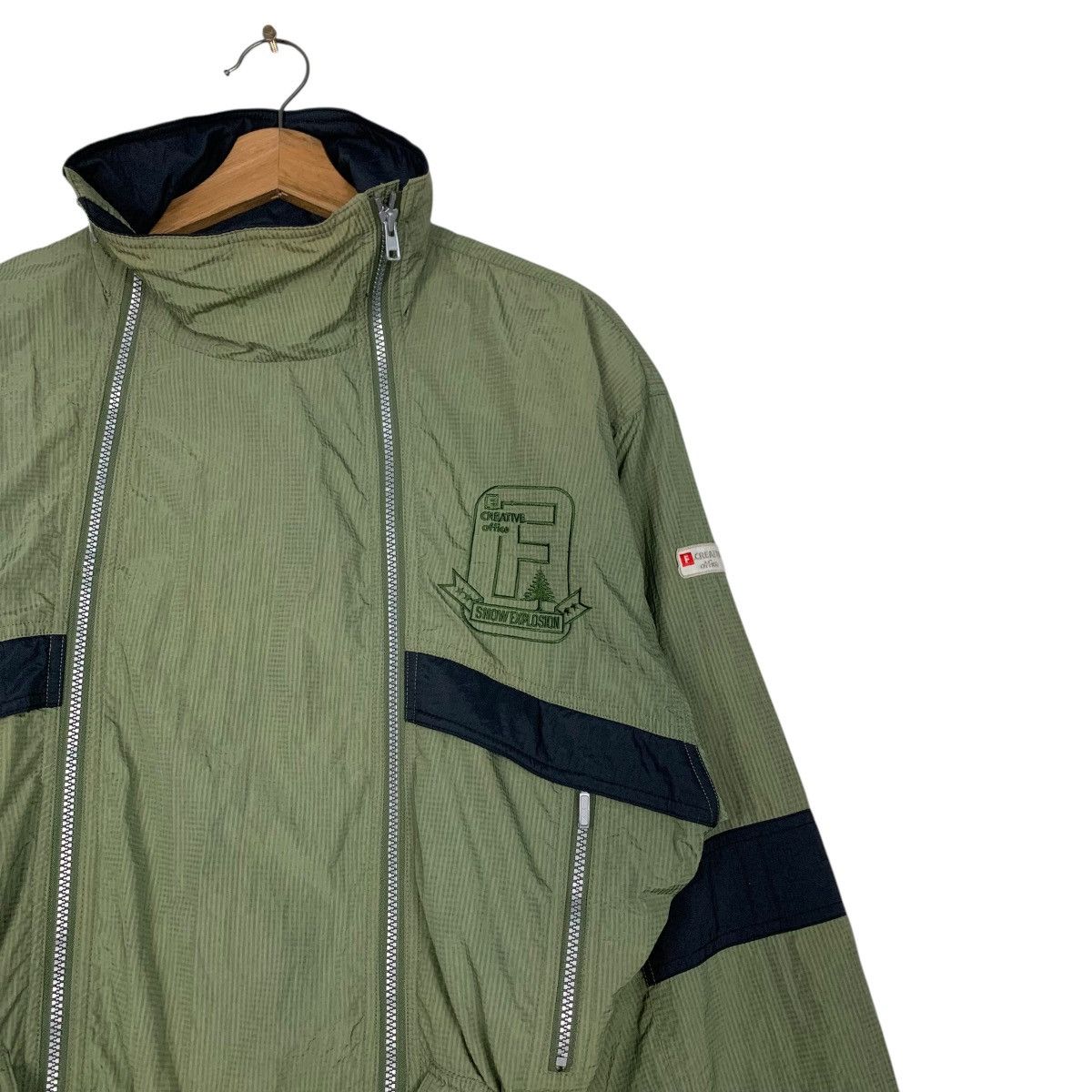Japanese Brand CREATIVE OFFICE Snow Explosion Full Zip Coverall #2815-C127 Size US 32 / EU 48 - 4 Thumbnail