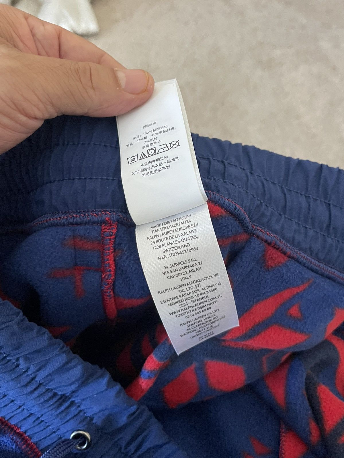 Polo Ralph Lauren Fair Isle Fleece Jogger pants Holiday nwt 248.00 Size US 36 / EU 52 - 15 Thumbnail