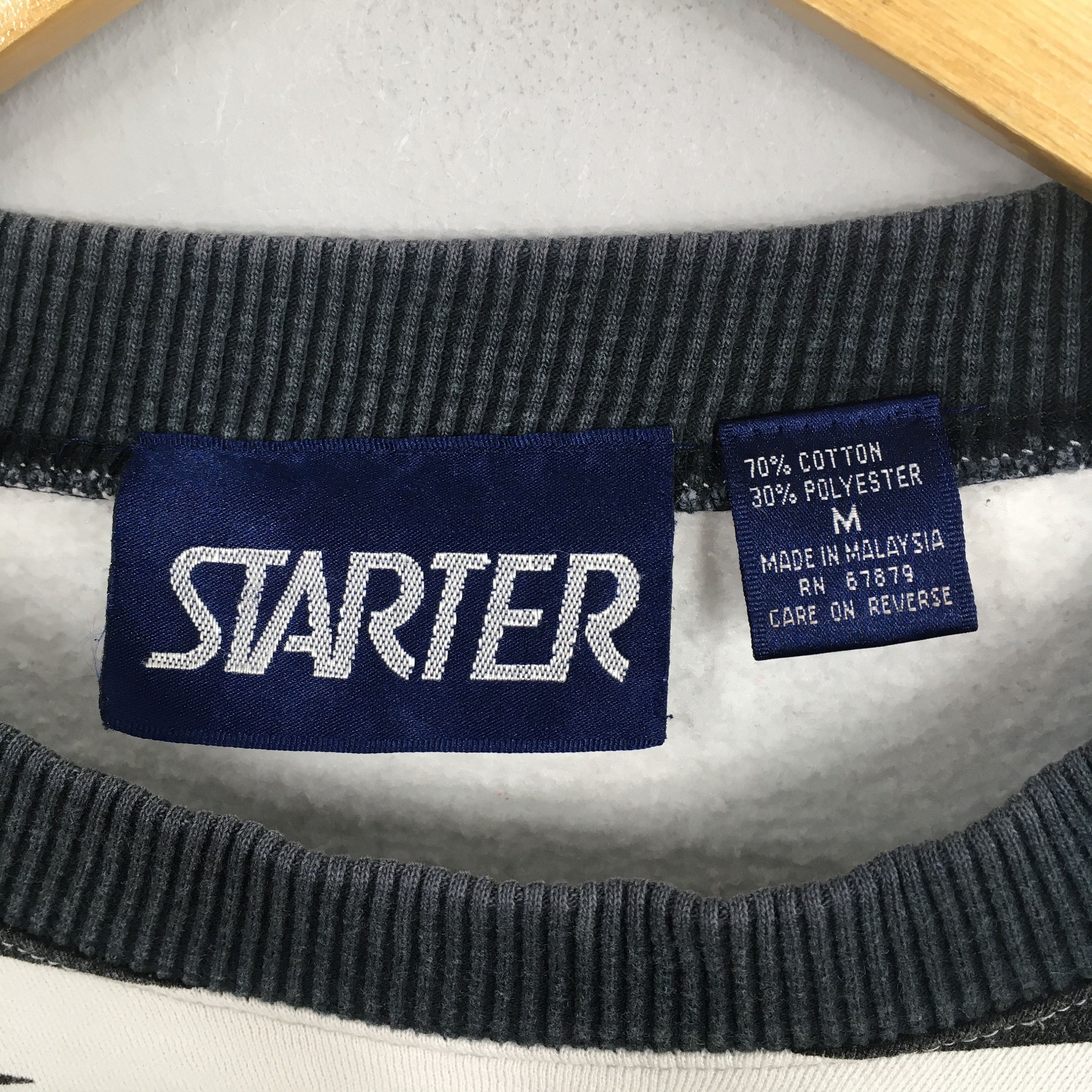 NFL × Starter Vintage Los Angeles Raiders Football Sweatshirt Medium Size US M / EU 48-50 / 2 - 5 Thumbnail