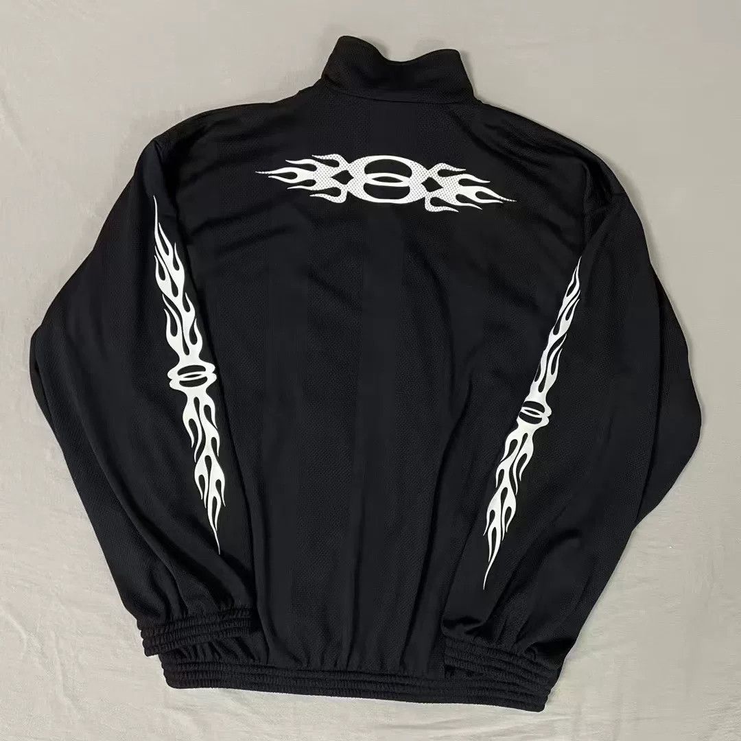 Balenciaga Balenciaga Flame Graphic Zip-Up Jacket Size US XS / EU 42 / 0 - 4 Thumbnail