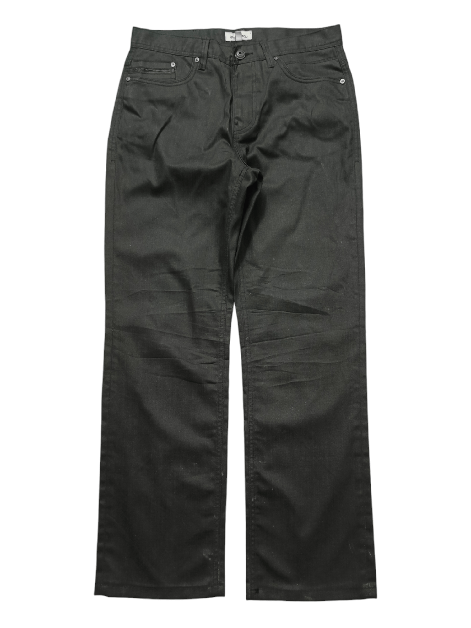 Other BLACK WAXED LE CHATEAU DENIM PANTS Size US 30 / EU 46 - 1 Thumbnail