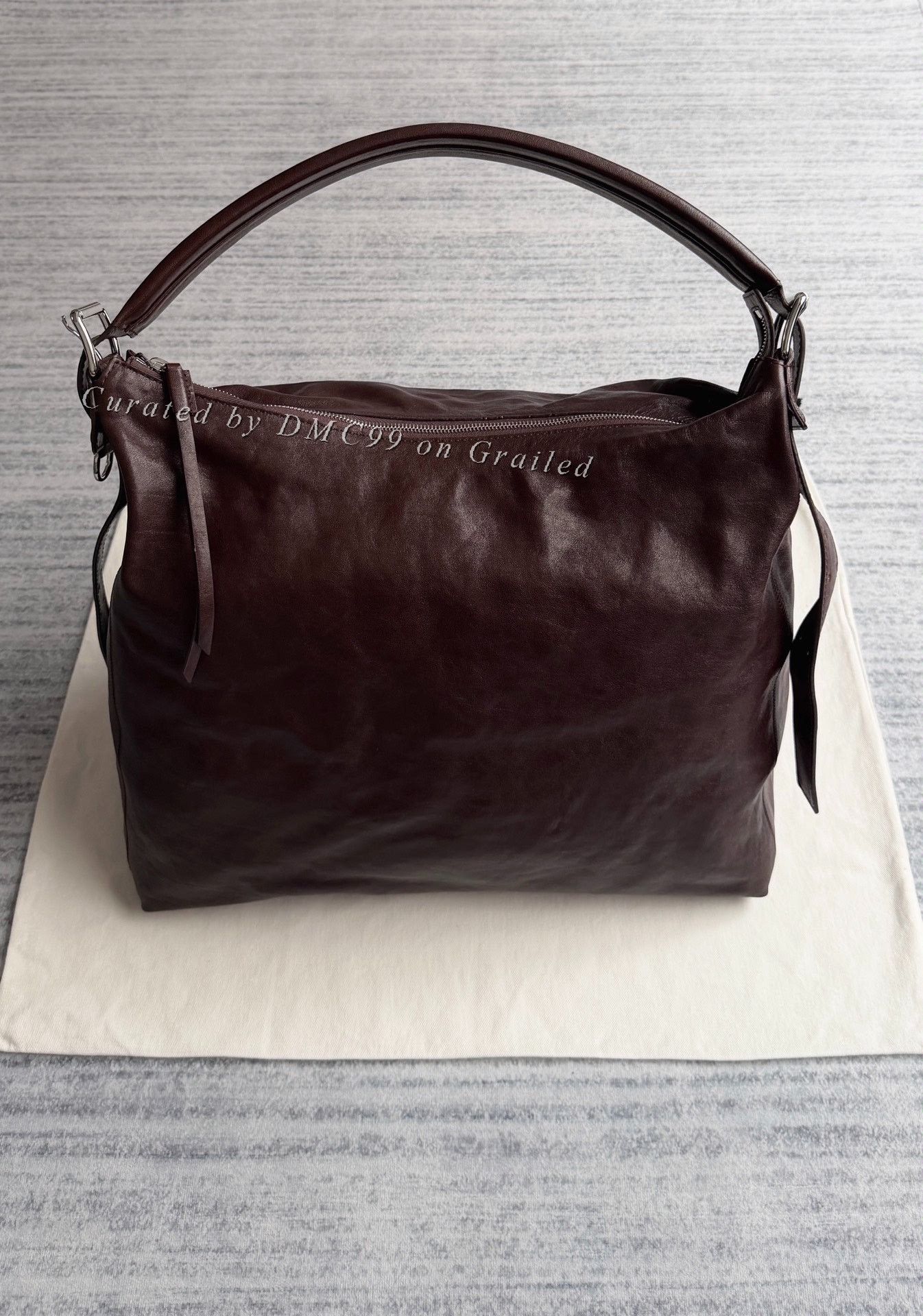 Lemaire Lemaire Belted Hobo Leather Tote Size ONE SIZE - 1 Thumbnail