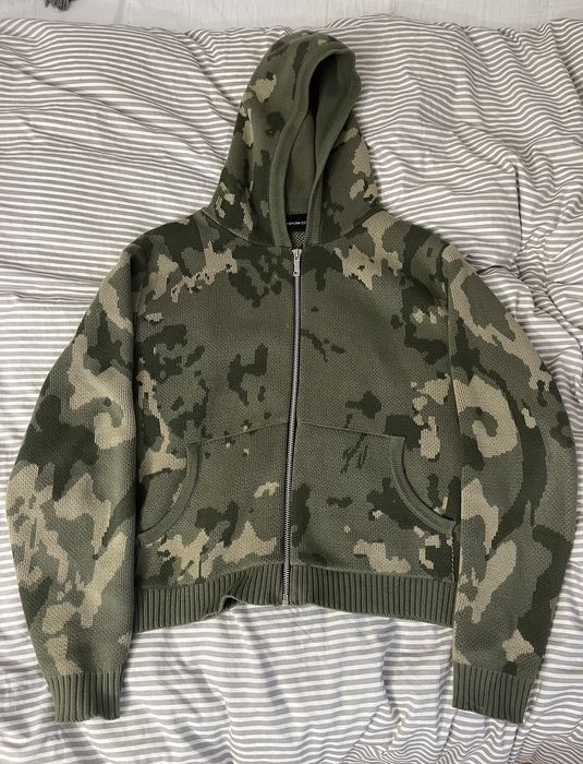 Camo Knit Zip Hoodie – Racer Worldwide