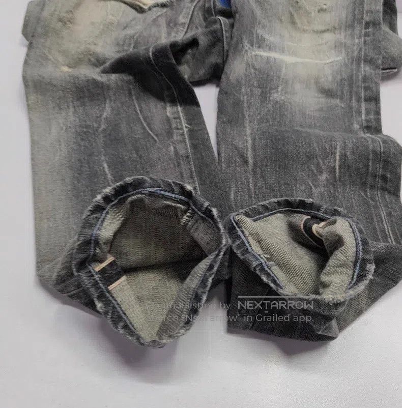 Neighborhood Neighborhood size M Fashionable Versatile Washed Denim Lon Size US 27 - 7 Thumbnail