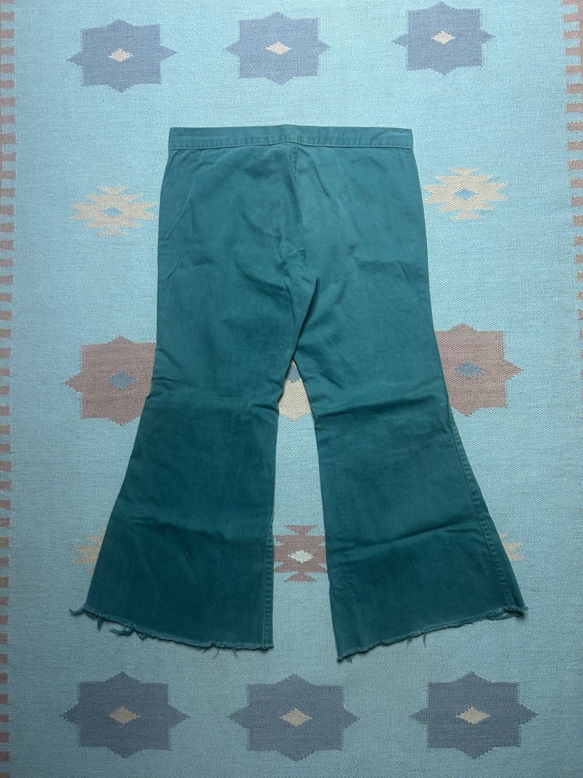 Vintage Vintage 70s bell bottom jeans elephant flare wide leg 32x26 Size 32" / US 10 / IT 46 - 8 Thumbnail