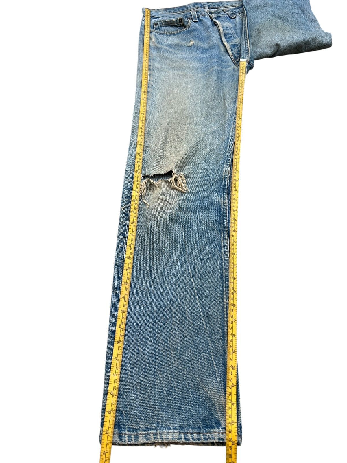 Levi's Vintage 80s Levis Distressed Mudwash Denim Jeans 33x34 W33 Size US 33 - 12 Thumbnail