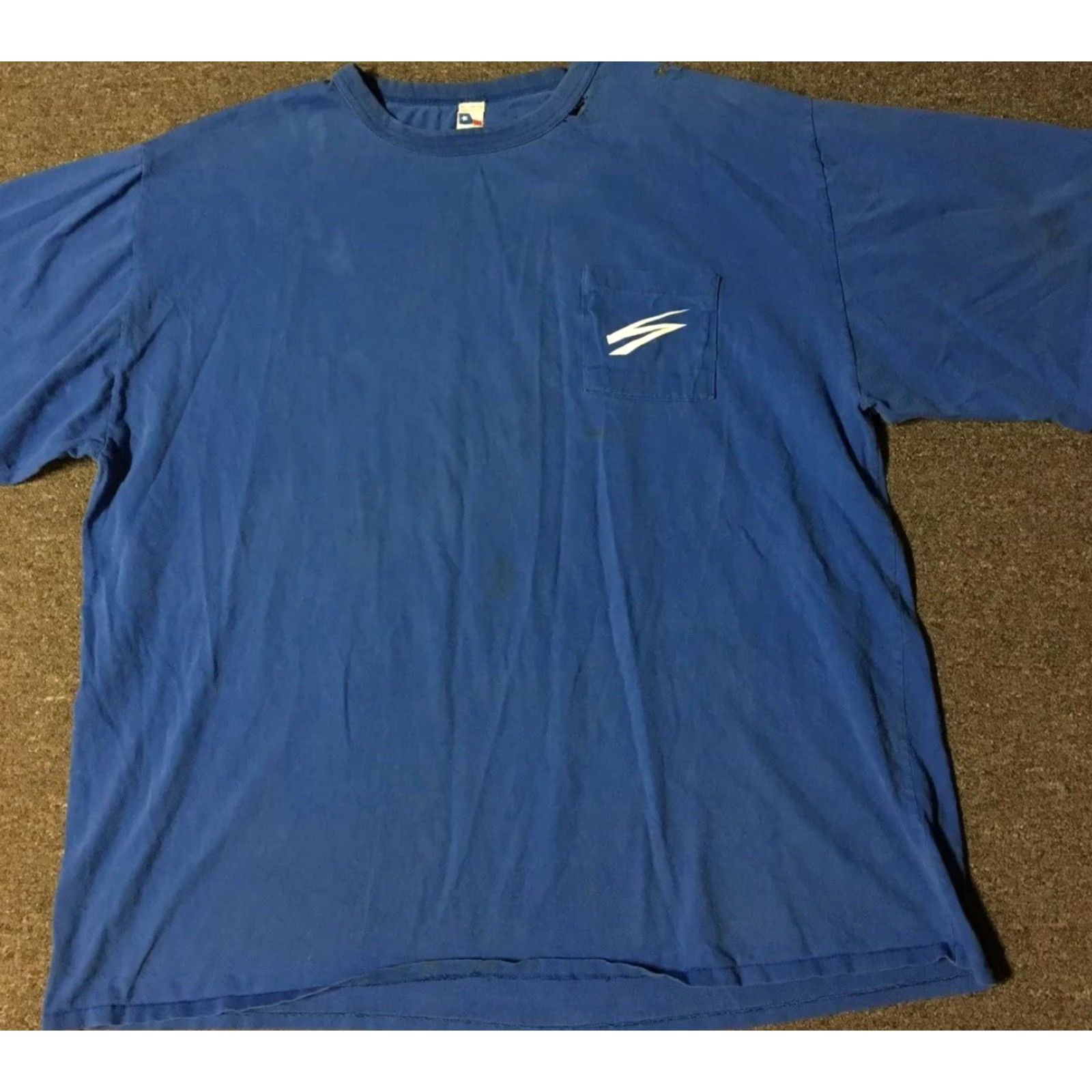 Vintage VINTAGE 90s Swift Trucker Thrashed Distressed Eagle Shirt 4XL Blue USA Punk Shirt Men 4XL Trucker Bald Eagle Vintage 90s Grunge Hip Hop Rap Tee Destr. Size US XXL / EU 58 / 5 - 2 Thumbnail