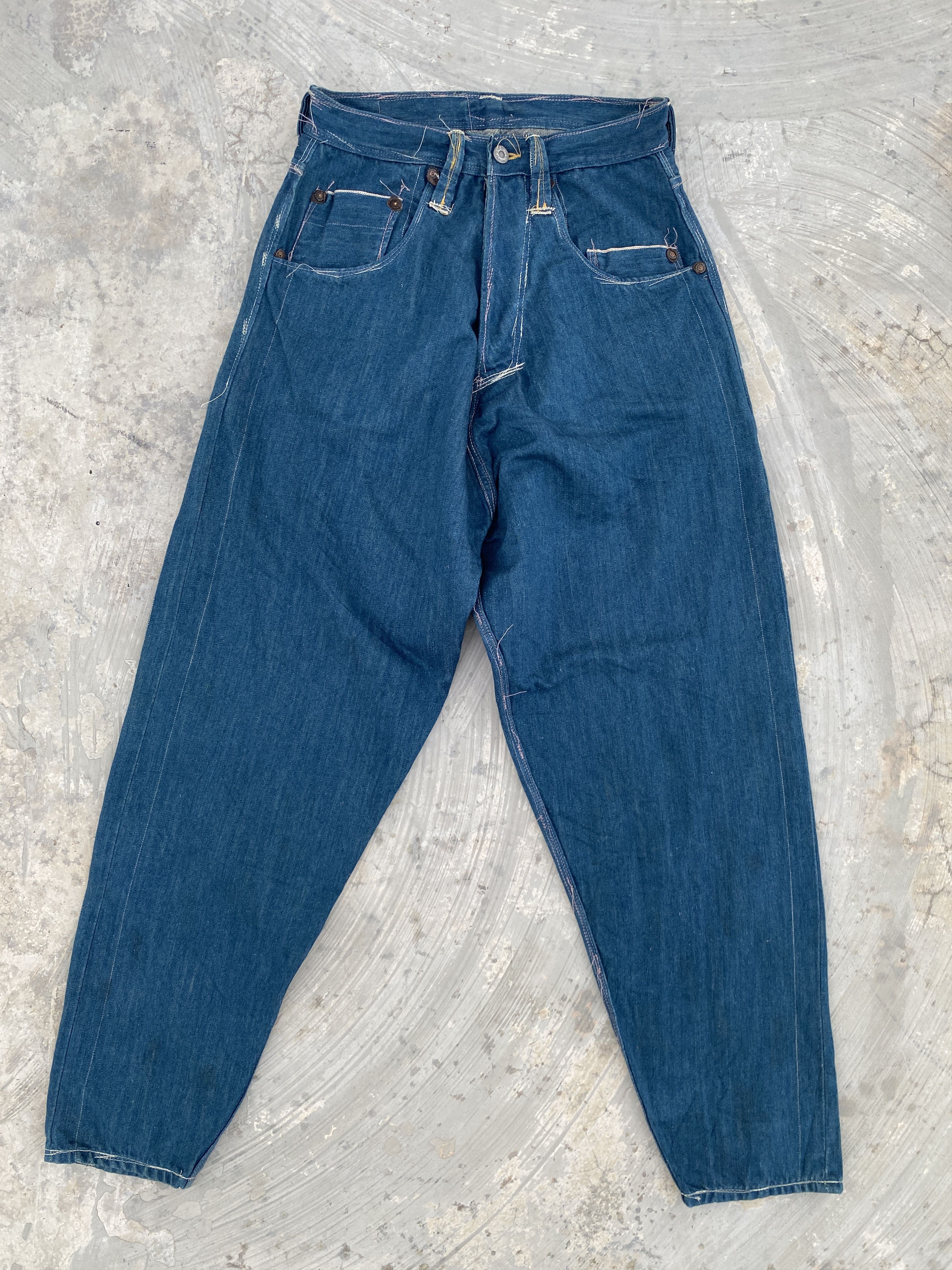 Levi's × Levi's Vintage Clothing Levis RED Slouch 2009SS Sarrouel Selvedge Jeans Size US 29 - 2 Thumbnail