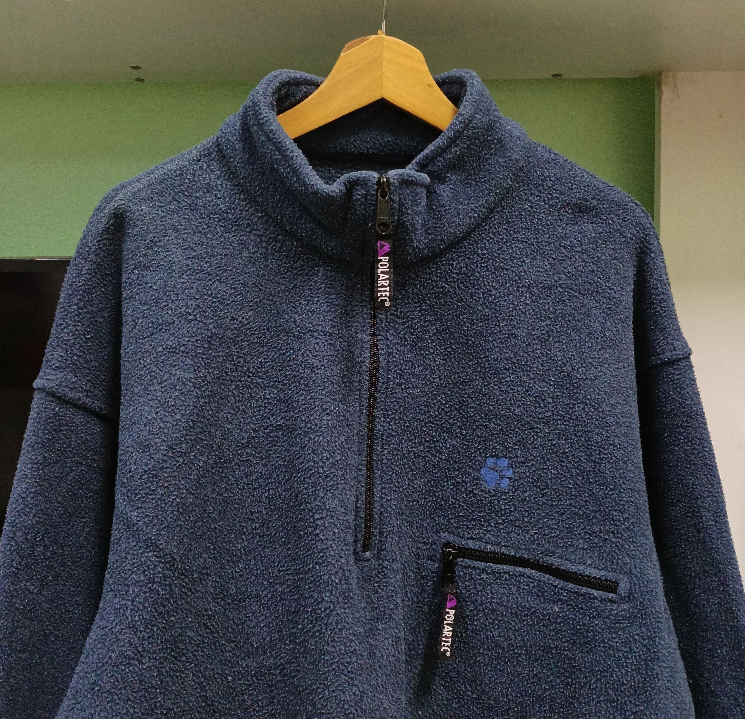 Jack Wolfskin Jack Wolfskin Polartec Fleece Sweaters Half Zip Size US XL / EU 56 / 4 - 3 Thumbnail