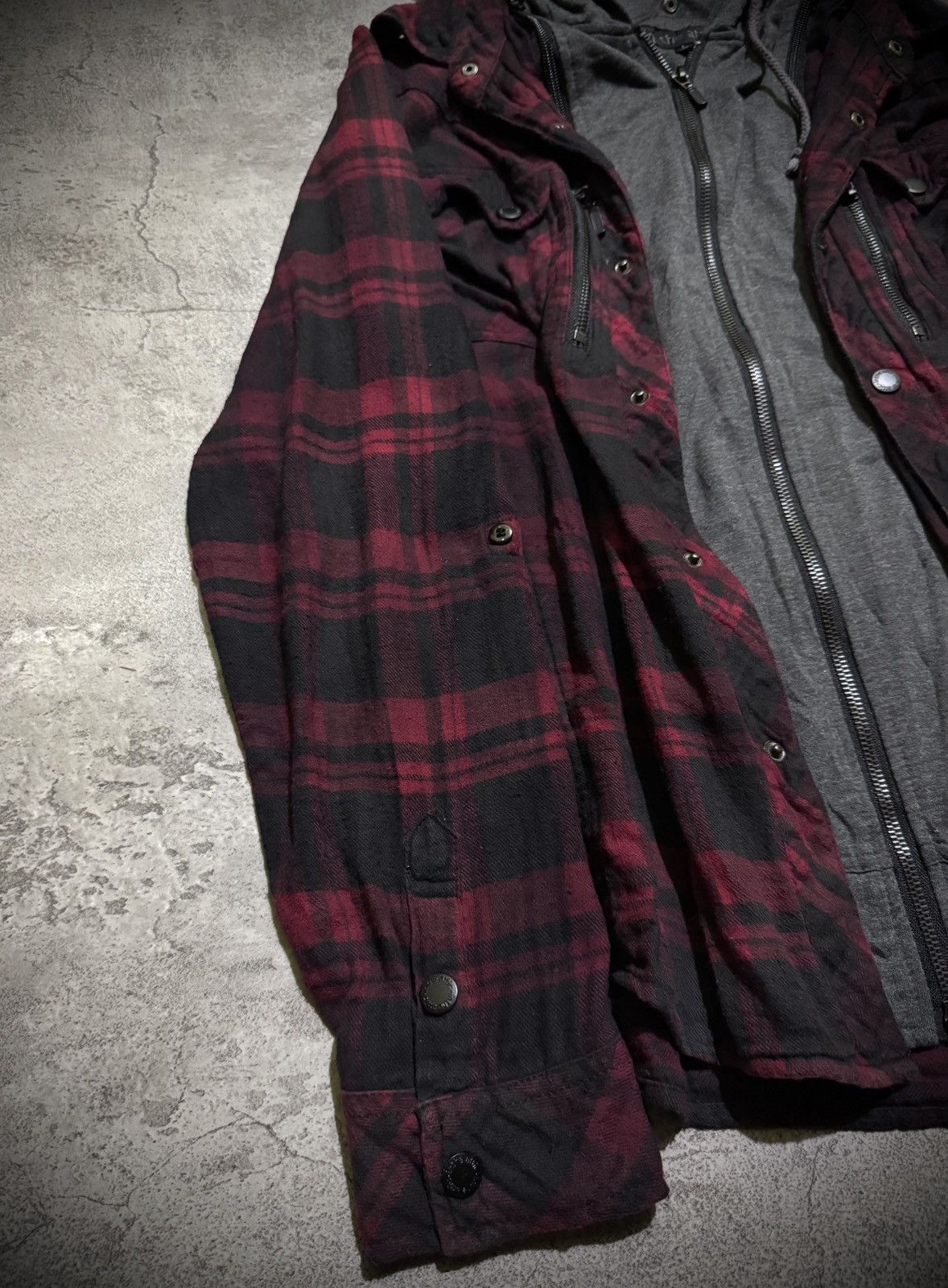 Hysteric Glamour Y2k Intheattic double layer ifsixwasnine Flannel Hooded Size US L / EU 52-54 / 3 - 5 Thumbnail