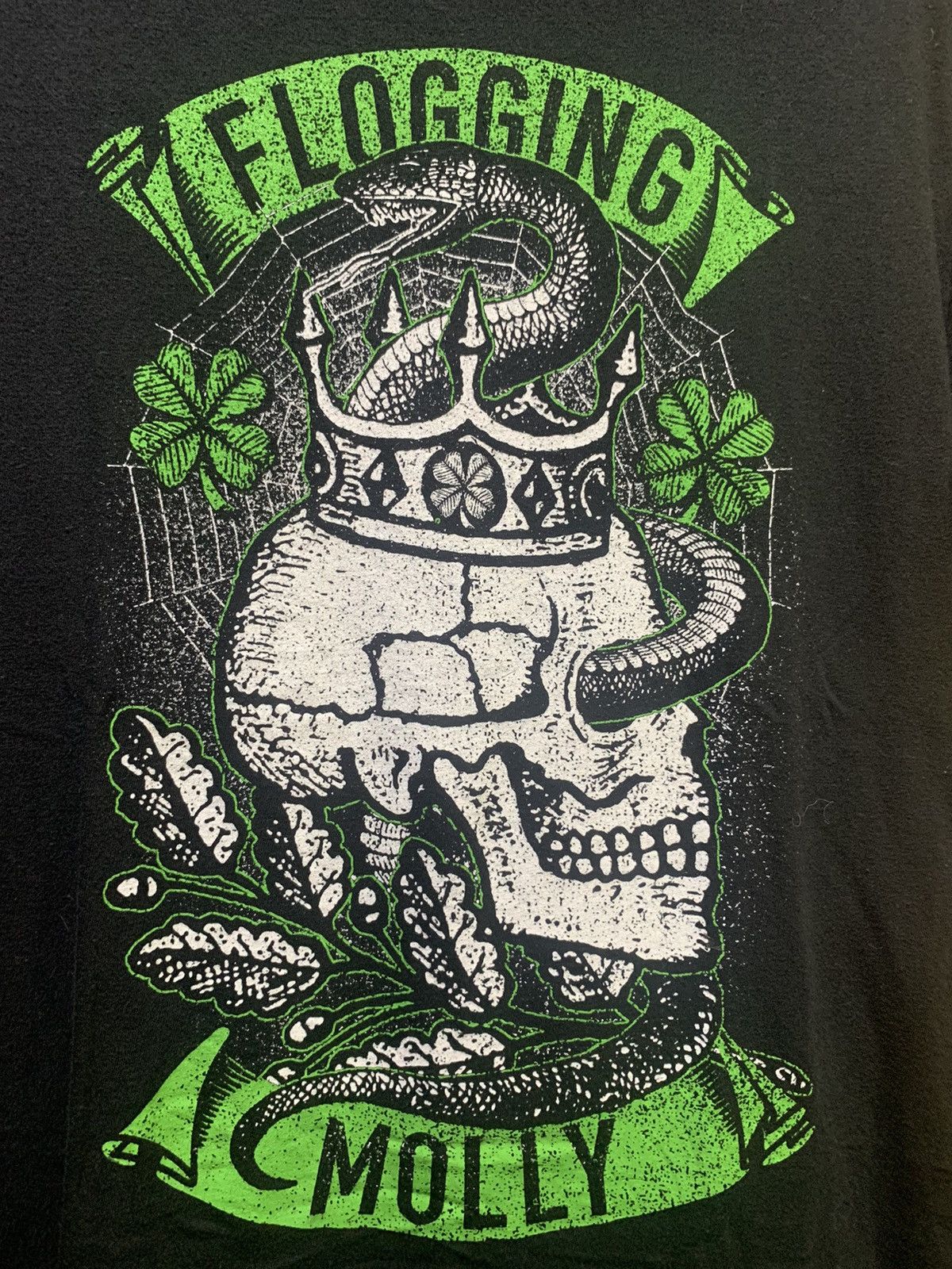Band Tees × Vintage FLOGGING MOLLY “Snake Skull” Band Tees Size US M / EU 48-50 / 2 - 5 Thumbnail