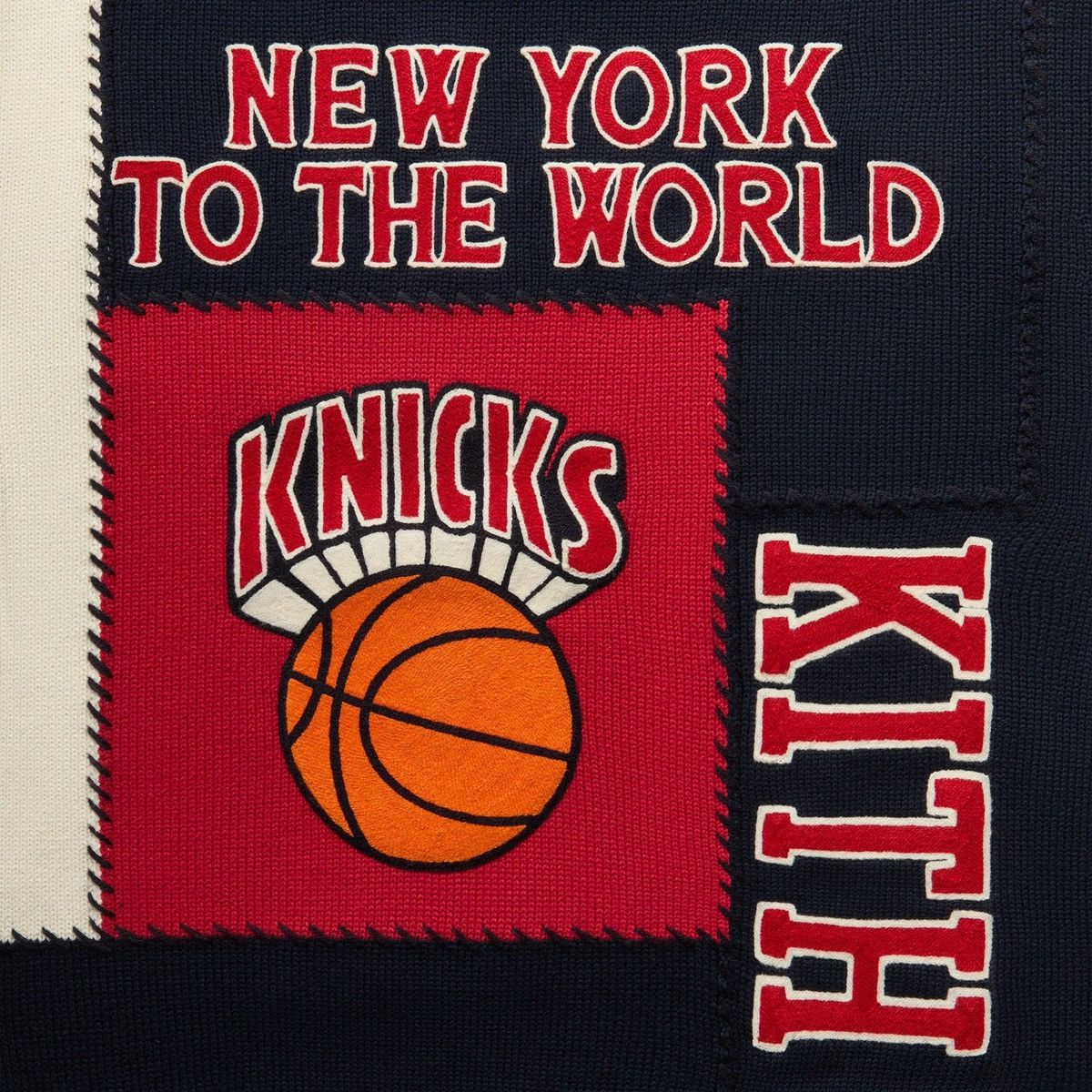 Kith Kith for the New York Knicks Patchwork Crewneck Sweater XL Size US XL / EU 56 / 4 - 8 Thumbnail