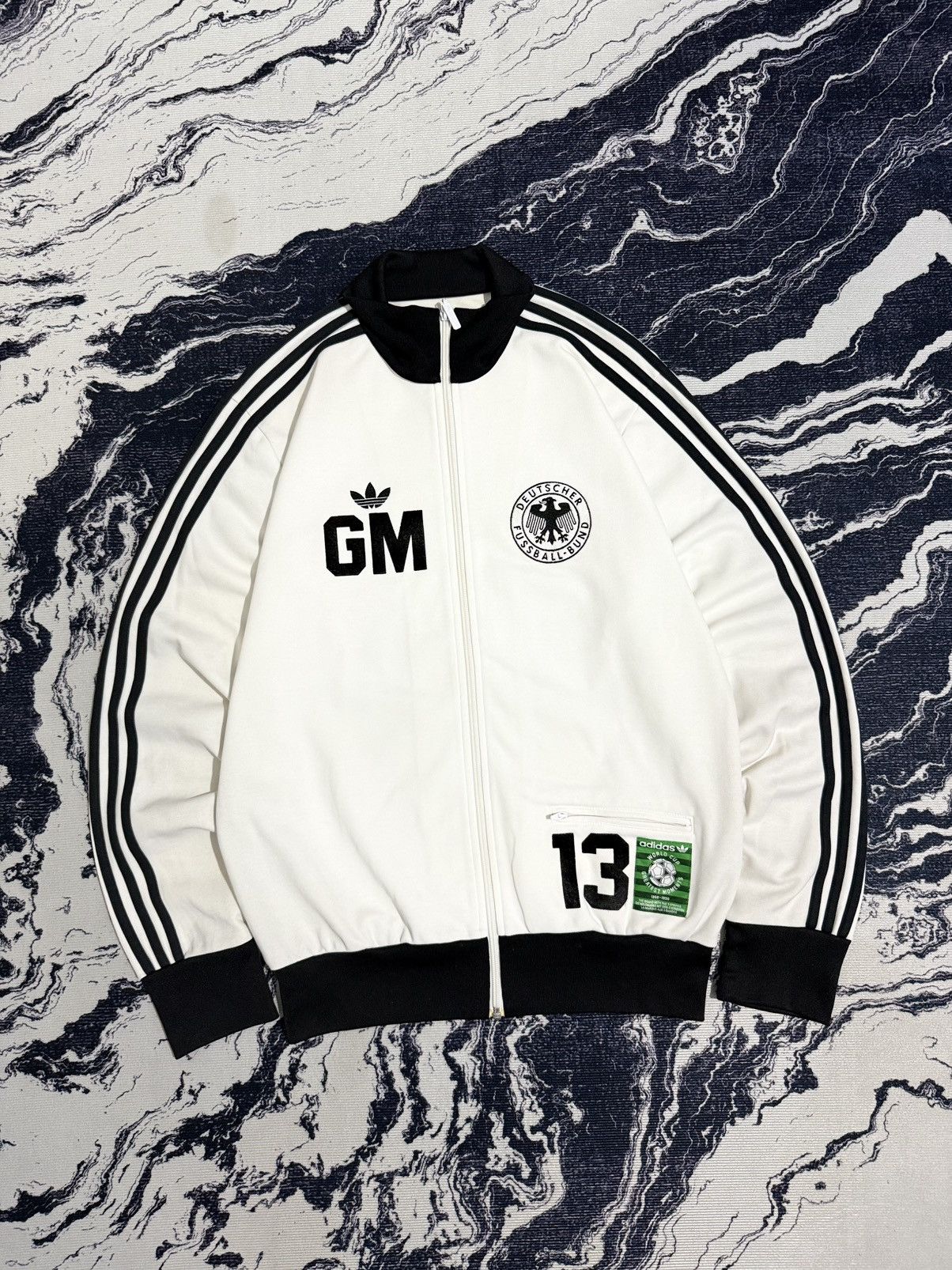 Vintage Vintage germany world cup 1950-1990 der bomber track top Size US L / EU 52-54 / 3 - 5 Thumbnail