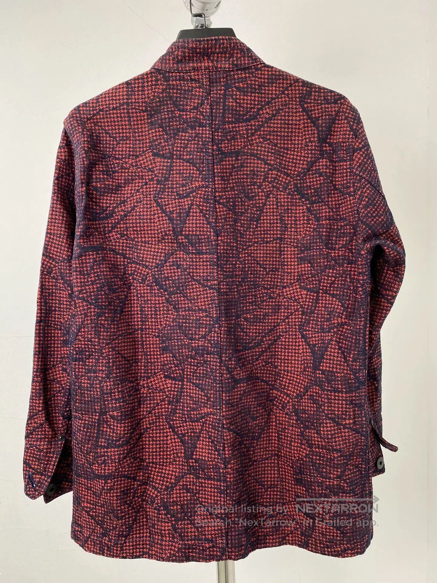 Issey Miyake issey miyake men red brown patterned jacket. Size US L / EU 52-54 / 3 - 6 Thumbnail
