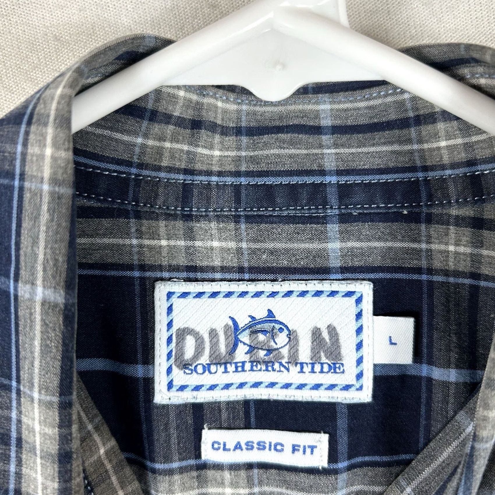 Southern Tide Southern Tide Blue Plaid Long Sleeve Button-Up Shirt Mens Large Size US L / EU 52-54 / 3 - 3 Thumbnail