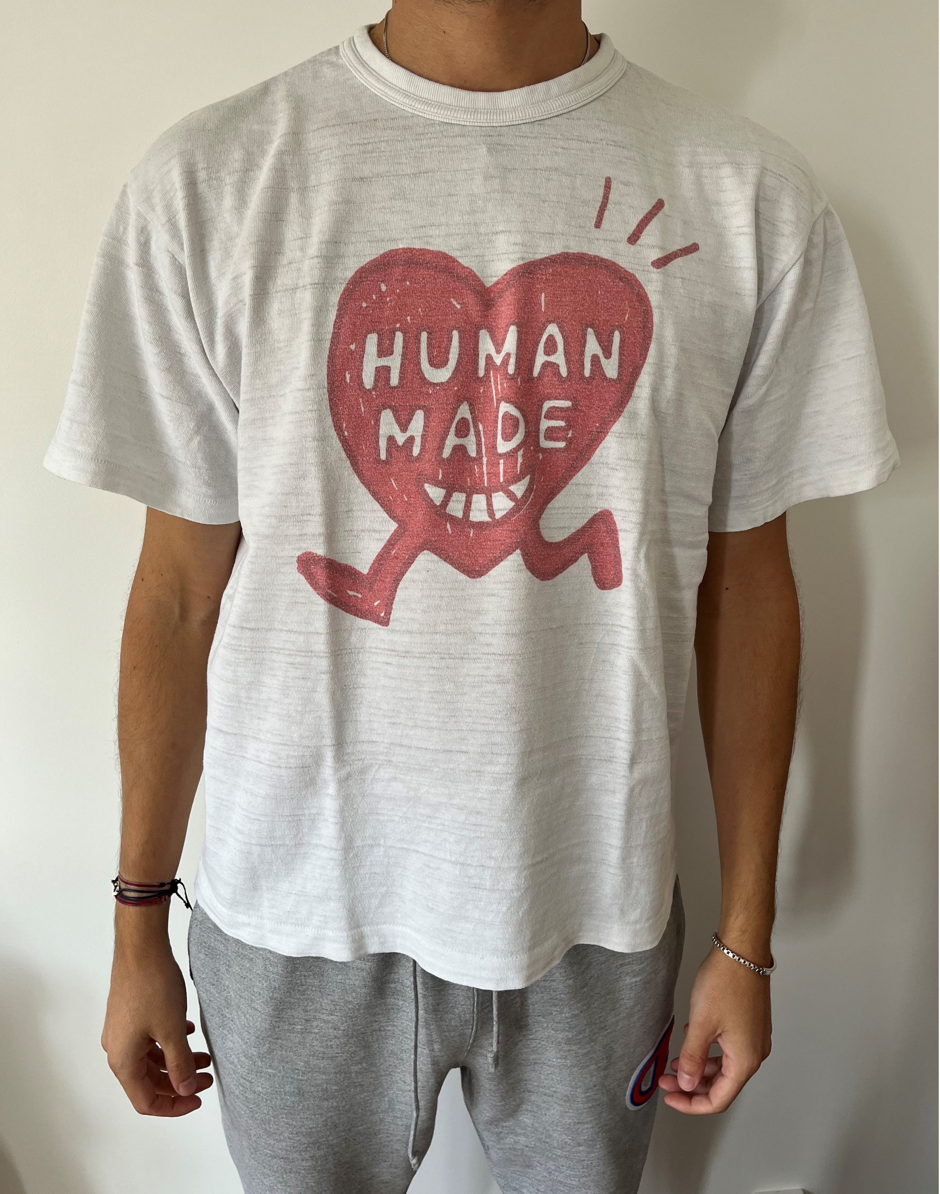 Human Made Human Made Heart tee shirt White XL Nigo Made in Japan