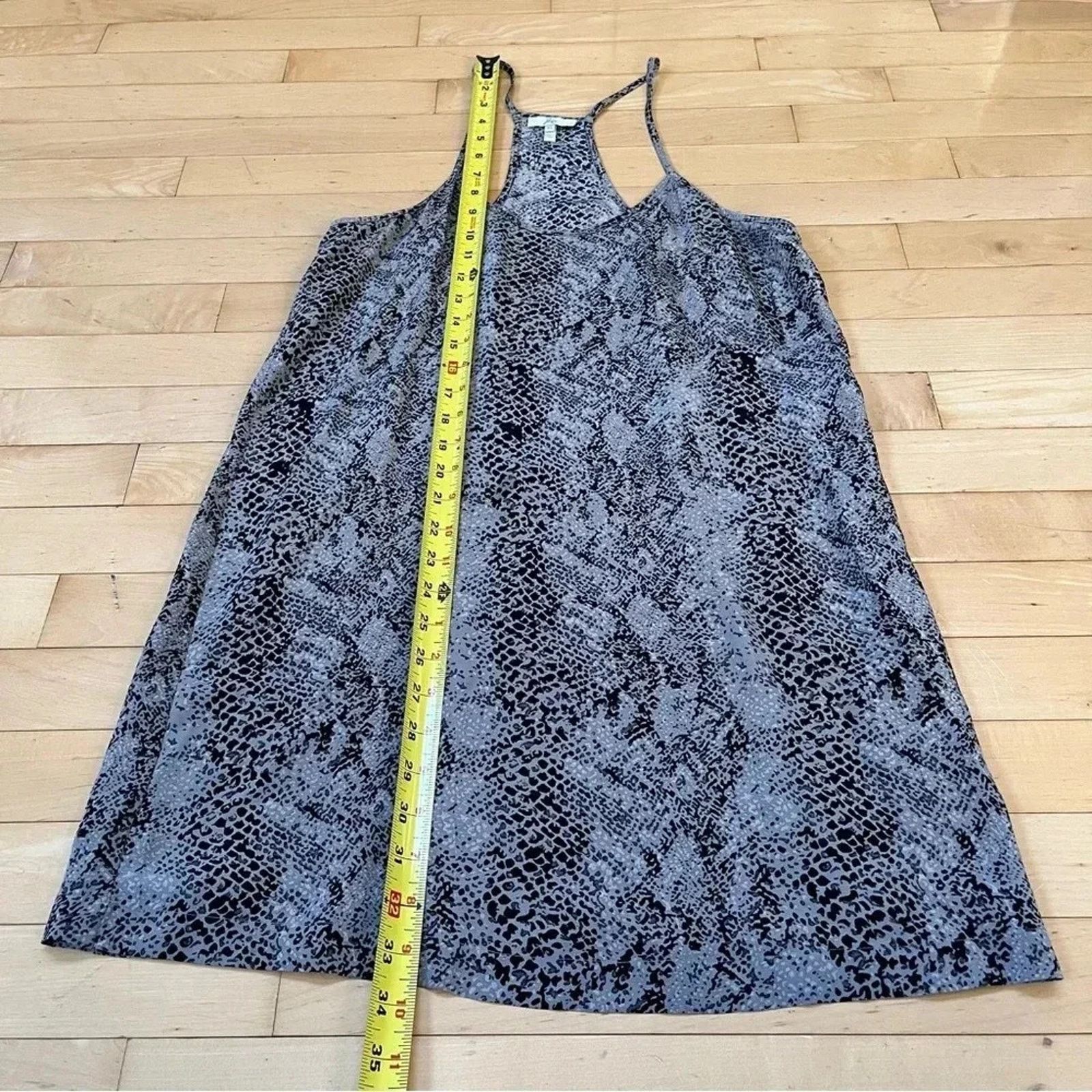 Joie JOIE Cambridge 100% Silk Snake Print Mini Slip Dress Size XS / US 0-2 / IT 36-38 - 8 Thumbnail